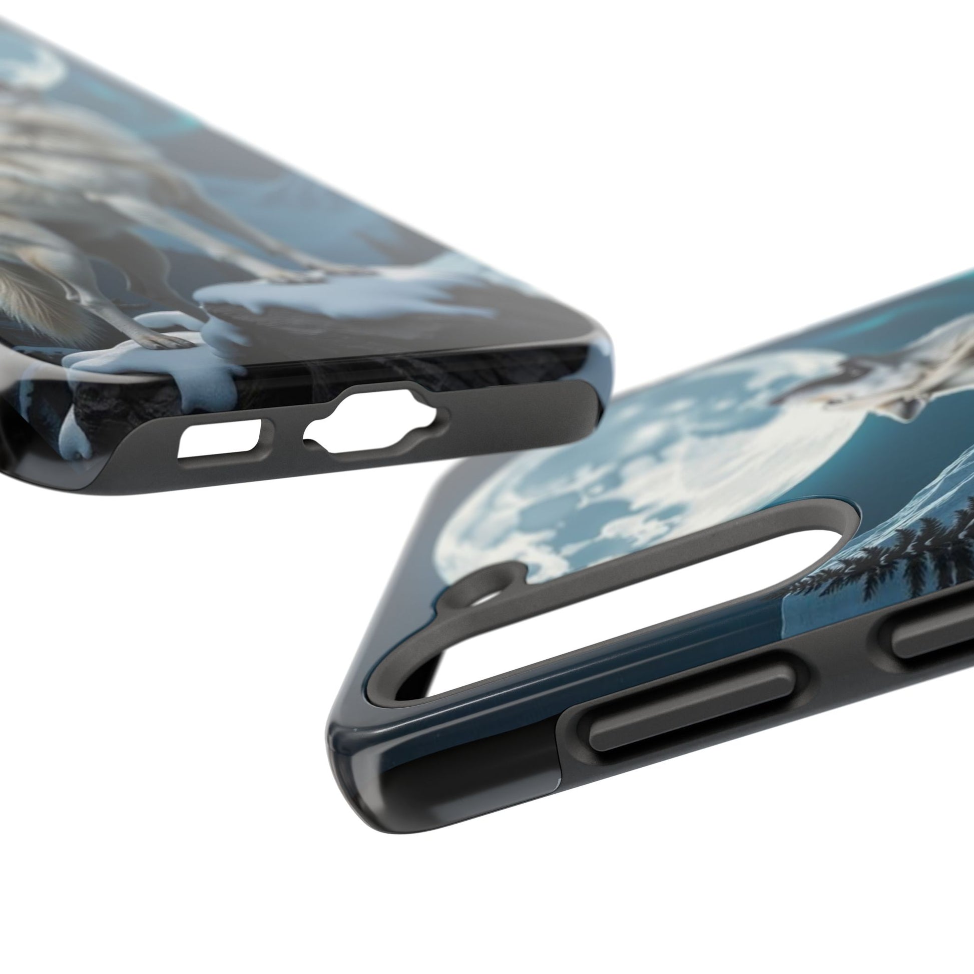 Howling Wolf Theme Phone Cases for iPhones & Samsung Phones