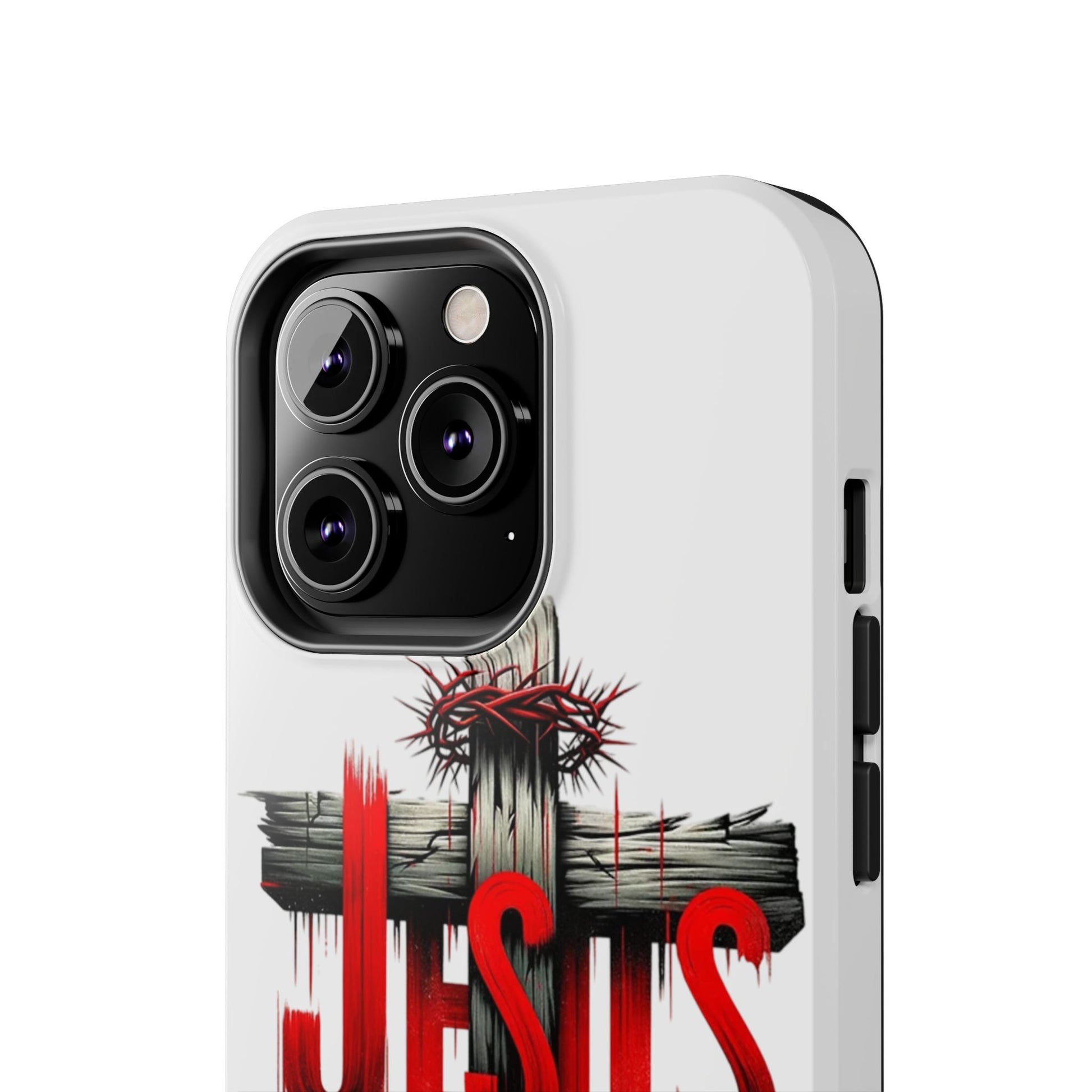 Jesus Cross and Crown Christian Theme Phone Cases for iPhones & Samsung Phones