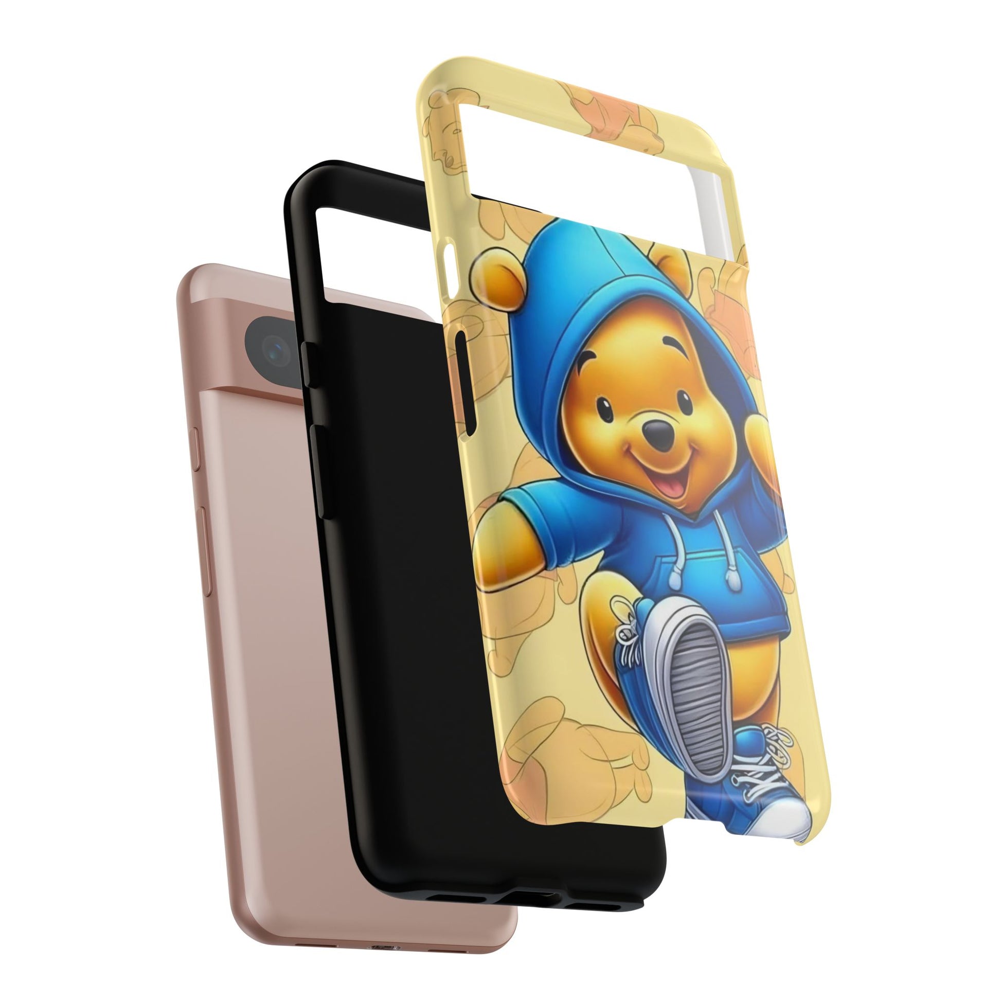 Cute Pooh Bear Phone Case, Tough Case