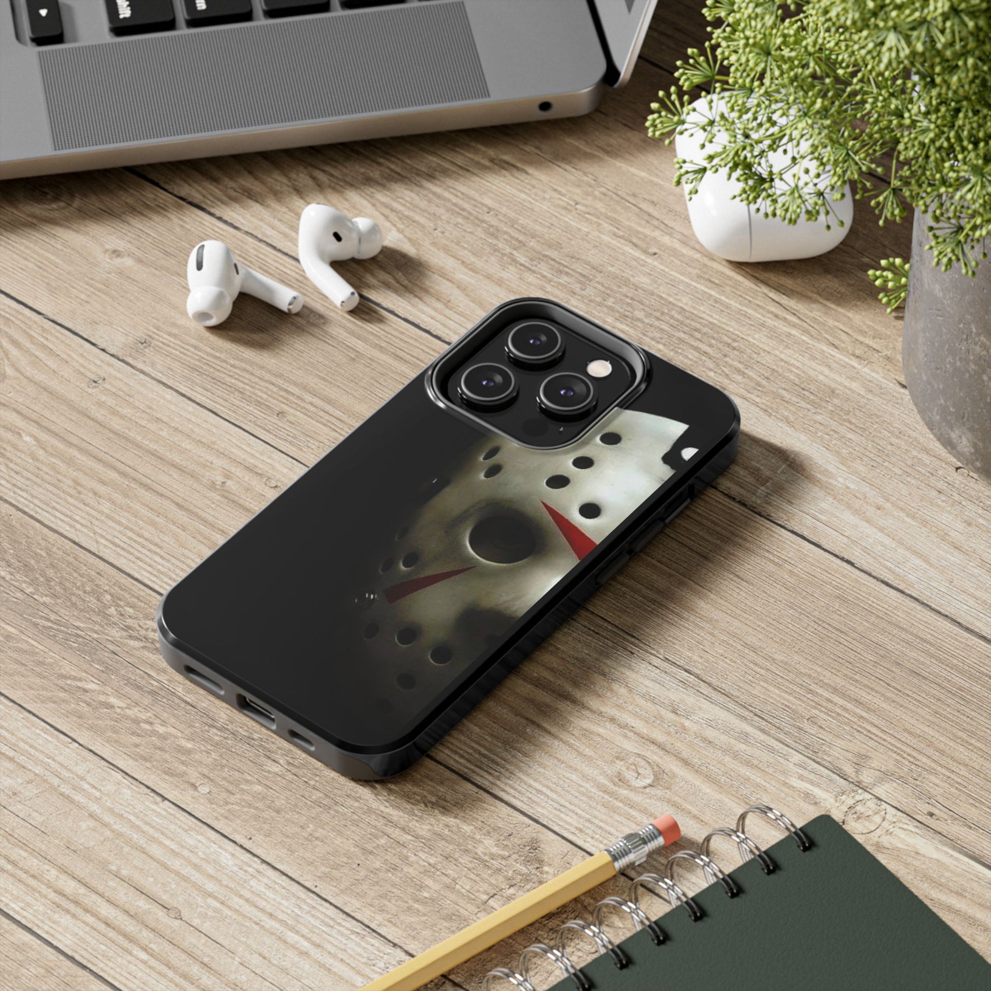 Friday the 13th Jason Mask Theme Phone Cases for iPhones & Samsung Phones