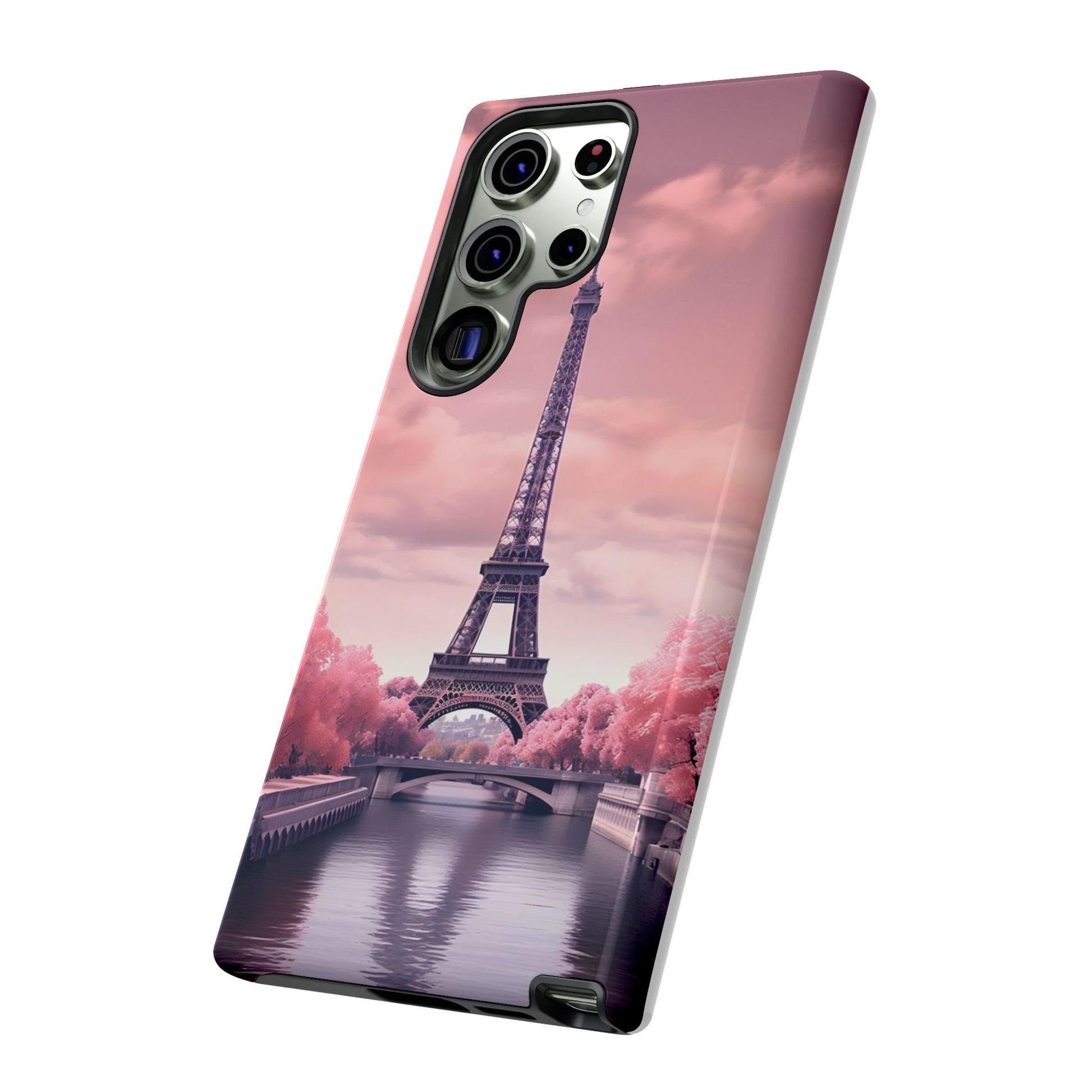 Eiffel Tower Paris Tough Cases for iPhones, Samsung, and Pixel