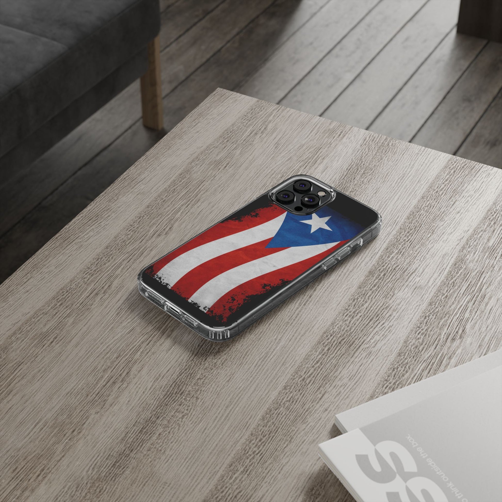 Puerto Rican Flag Art Inspired Iphone and Samsung Protective case