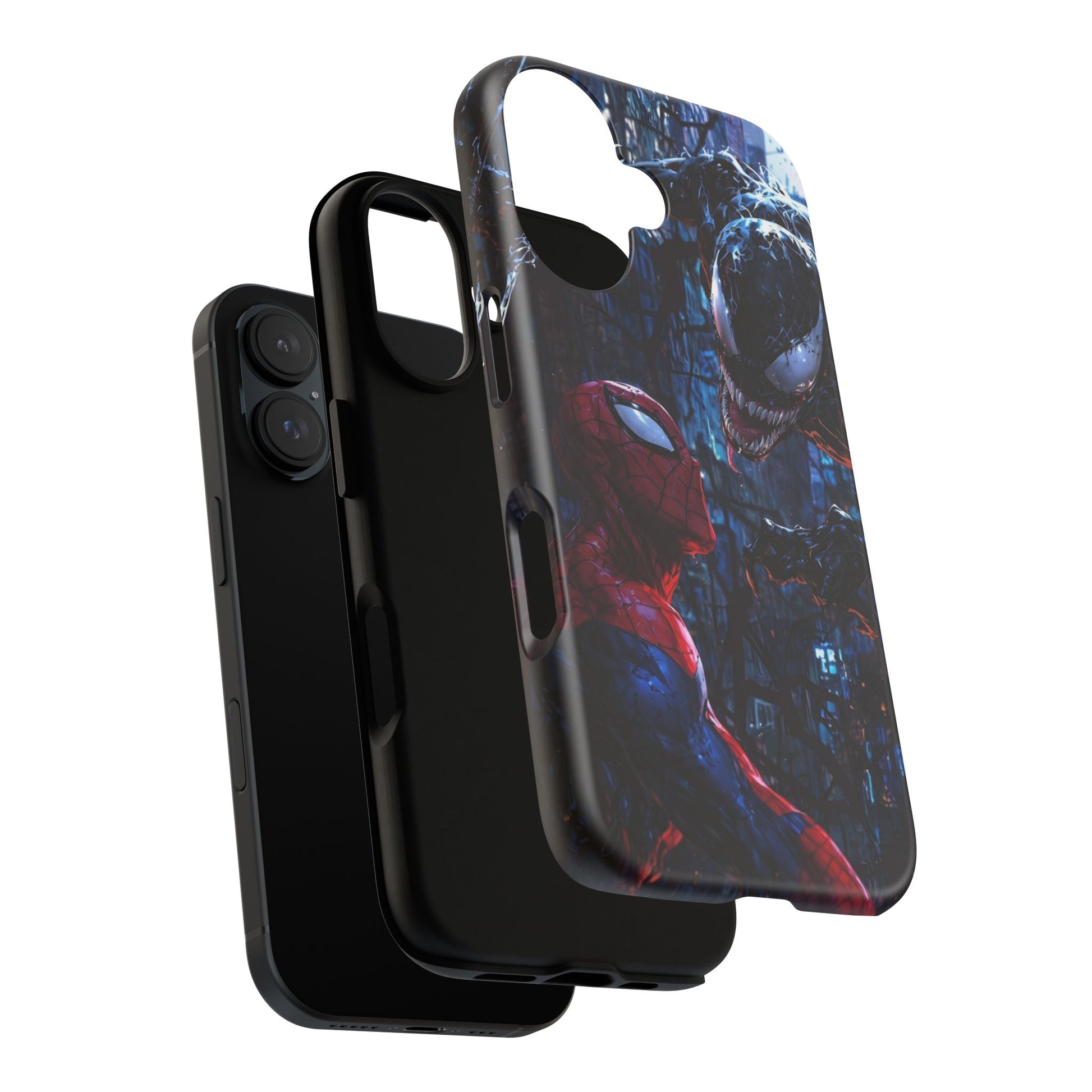 Venom x Spiderman Phone Case, Tough Cases for iPhones, Samsung, and Pixel