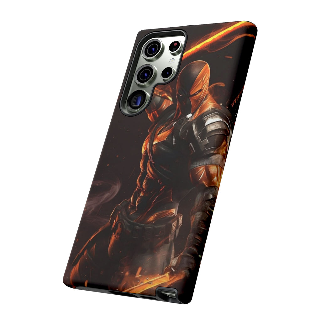 DC Comics Death Stroke Tough Cases for iPhones, Samsung, and Pixel