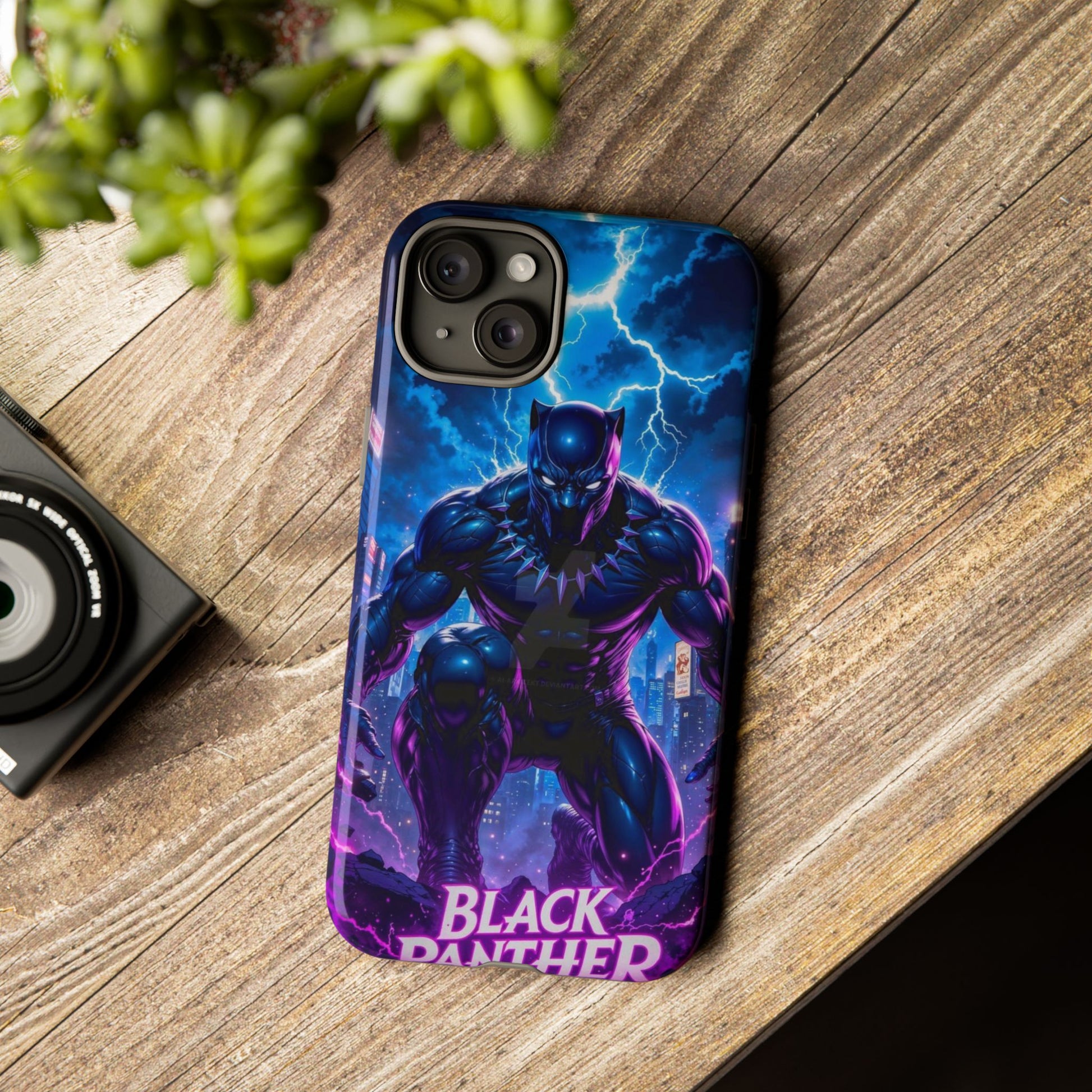 Black Panther Phone Case, Tough Cases for iPhones, Samsung, and Pixel