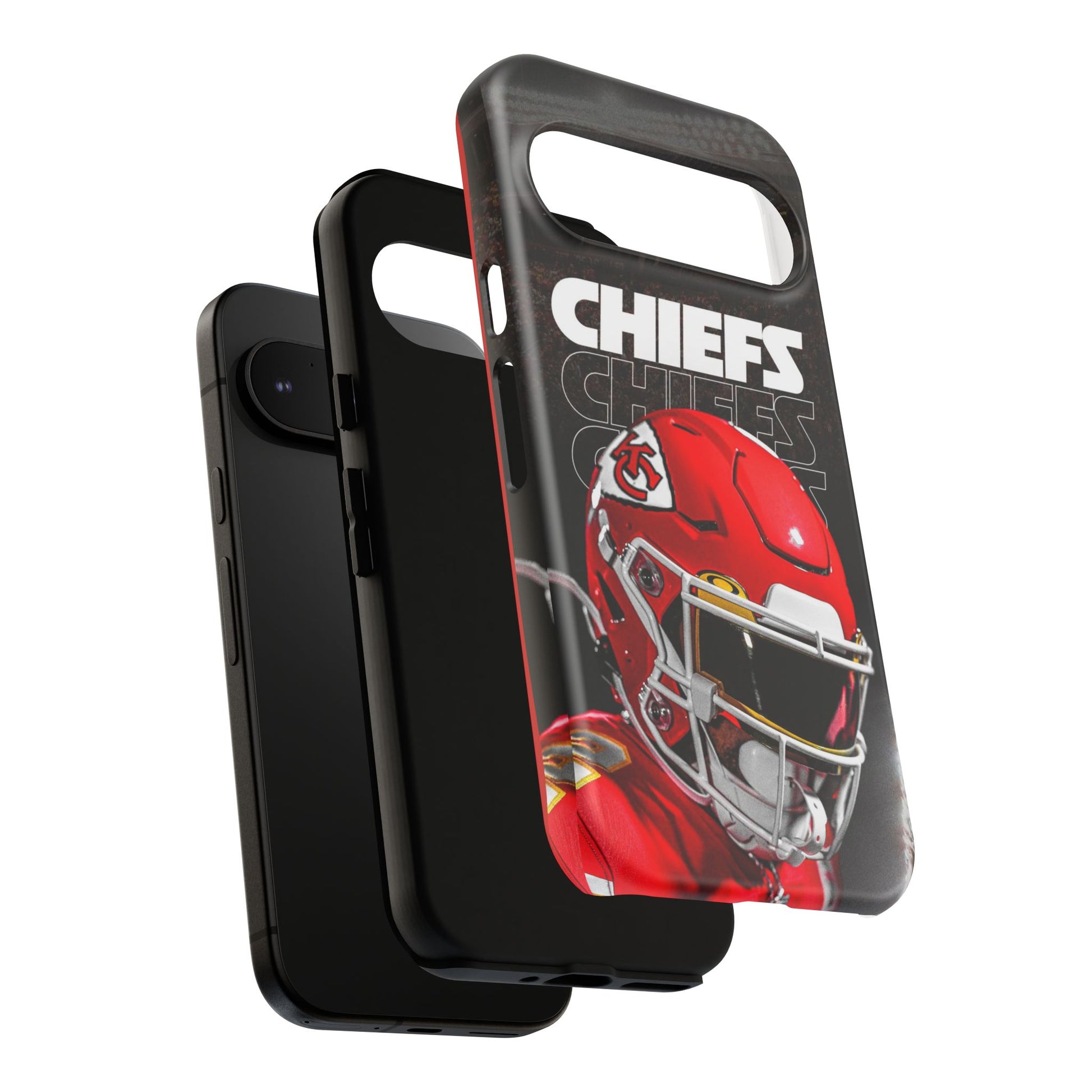 Kansas City Chiefs Football Helmet Logo Tough Cases for iPhones, Samsung, and Pixel