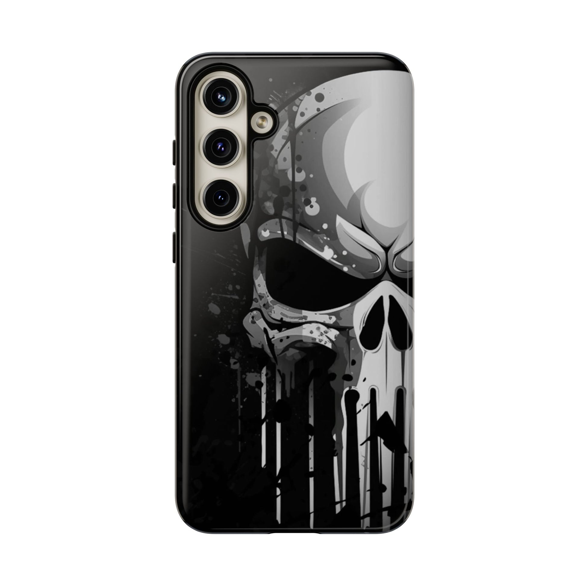 Punisher Skull Tough Cases for iPhones, Samsung, and Pixel