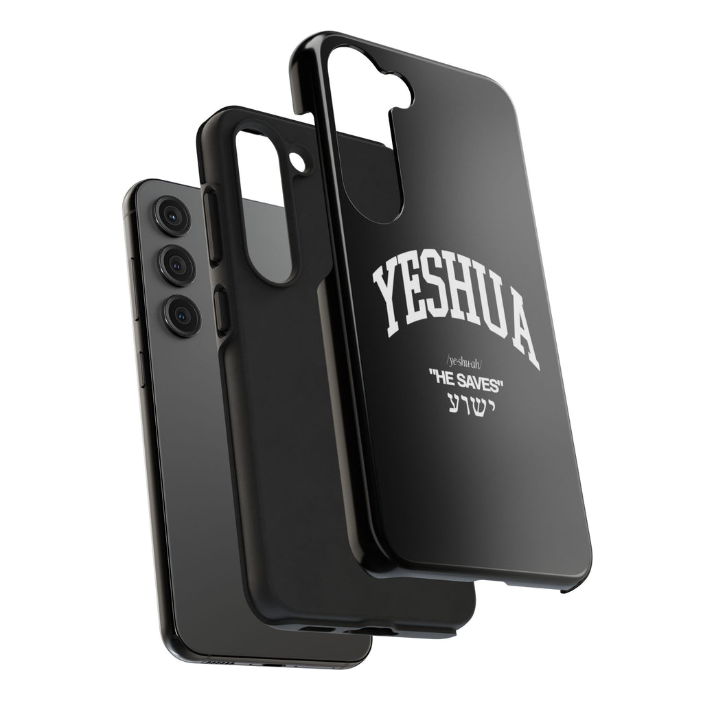 Yeshua He Saves Christian Theme Phone Cases for iPhones & Samsung Phones
