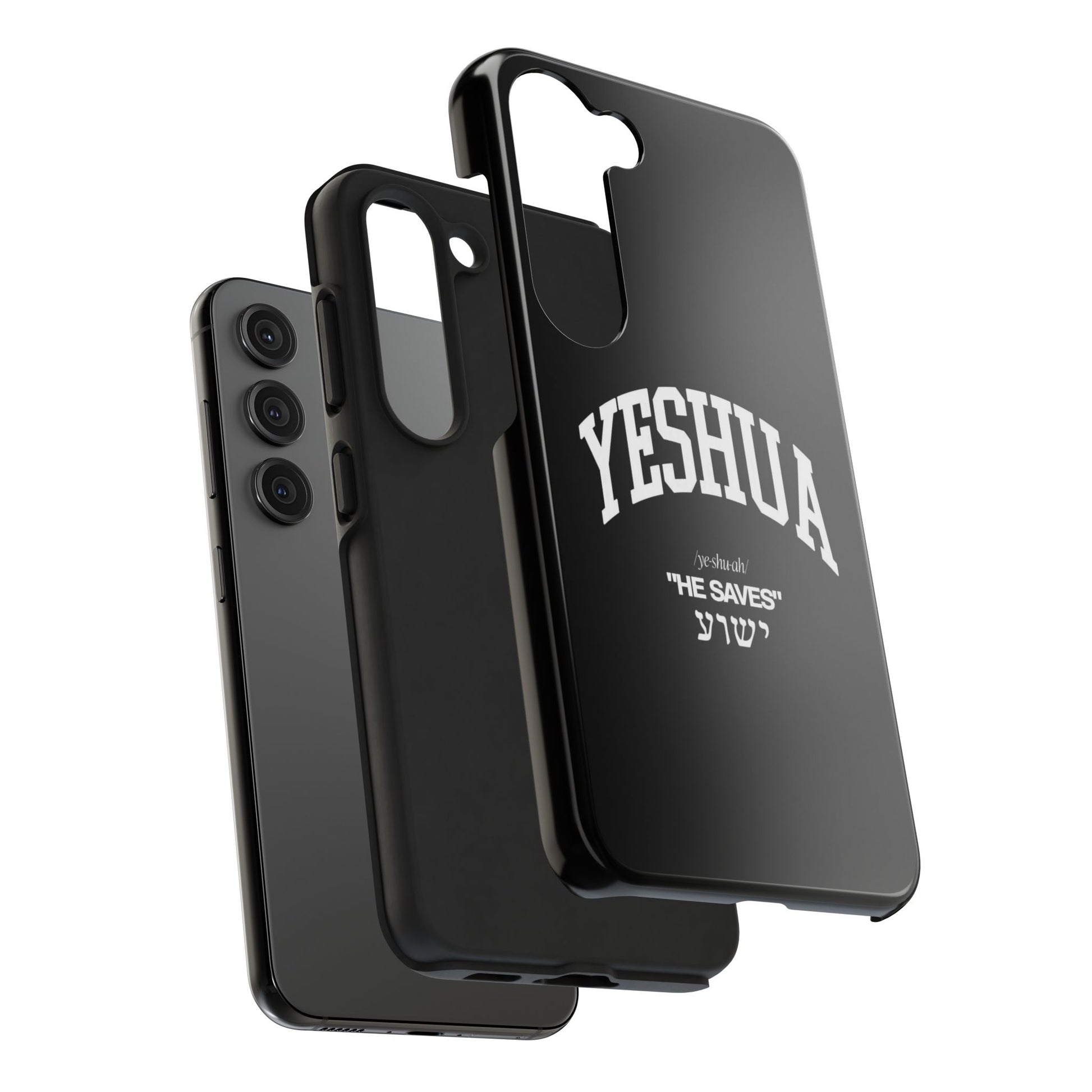 Yeshua He Saves Christian Theme Phone Cases for iPhones & Samsung Phones