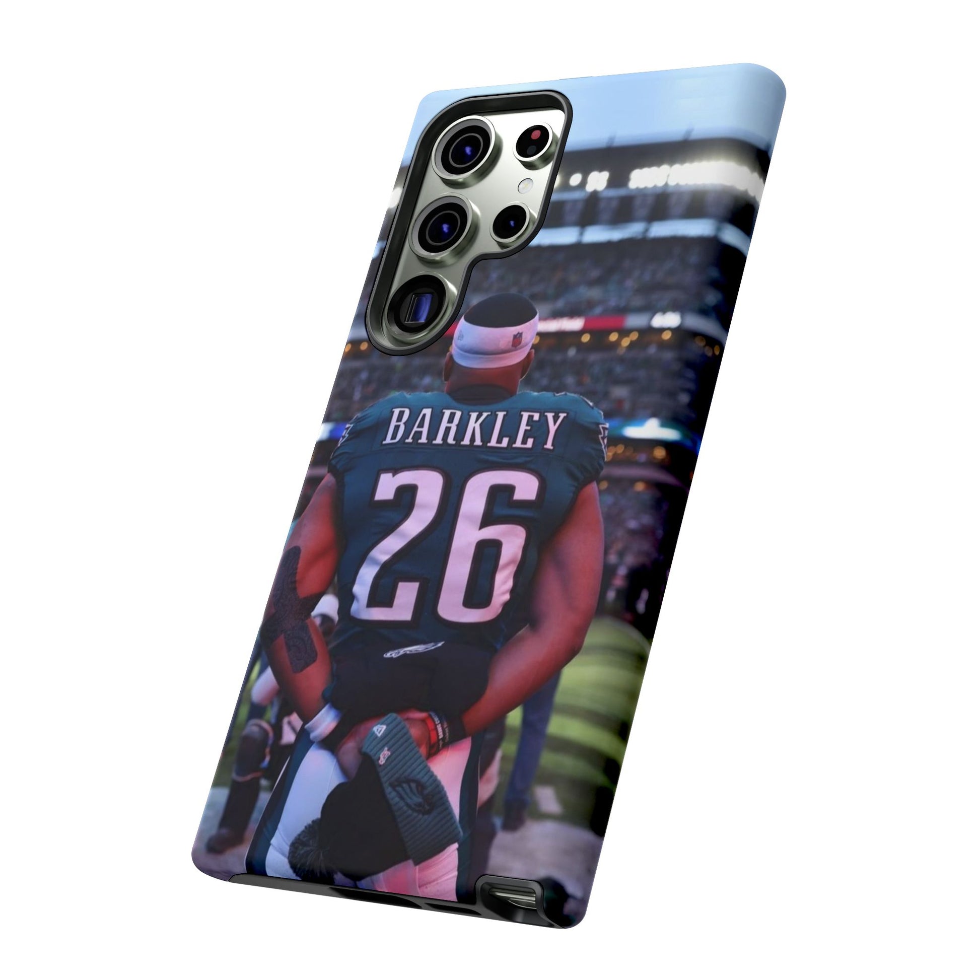 Eagles Football Saquon Barkley Tough Cases for iPhones, Samsung, and Pixel