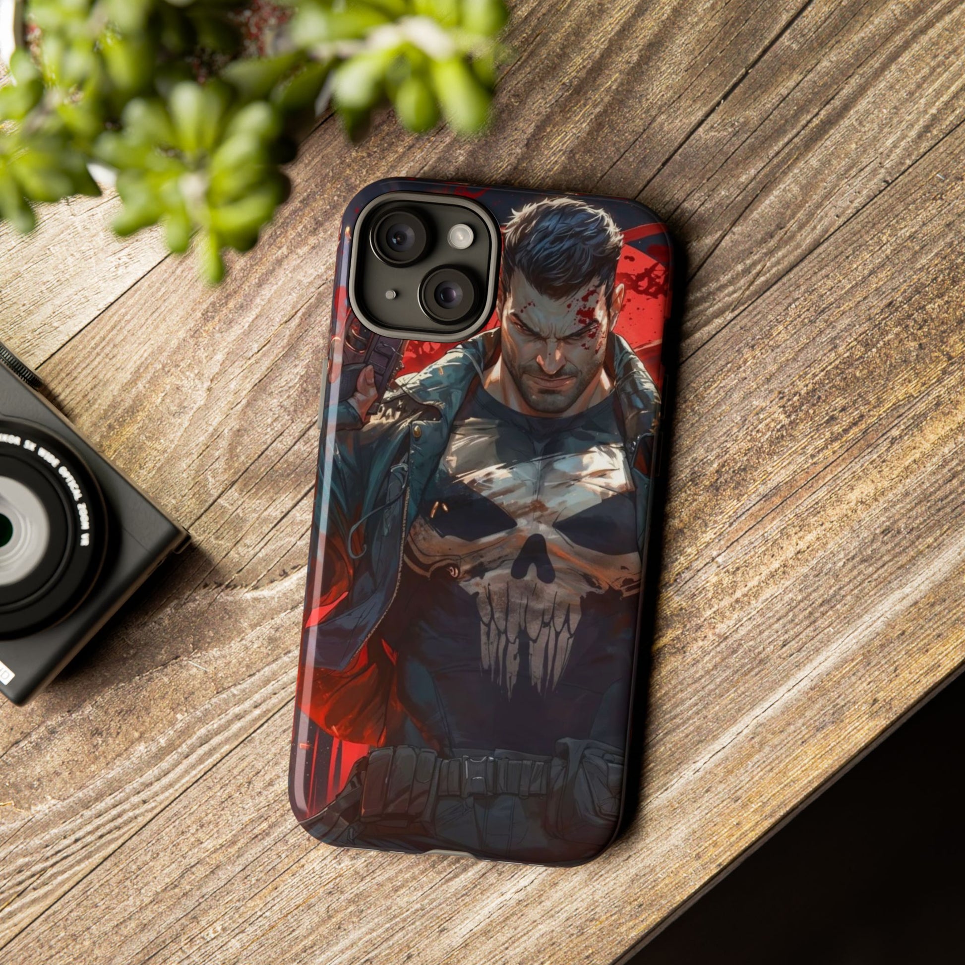 Punisher Tough Cases for iPhones, Samsung, and Pixel