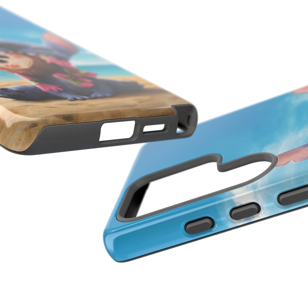 Stitch Beach Sunset Landscape Phone Case for iPhone, Samsung Galaxy, & Pixel Phones