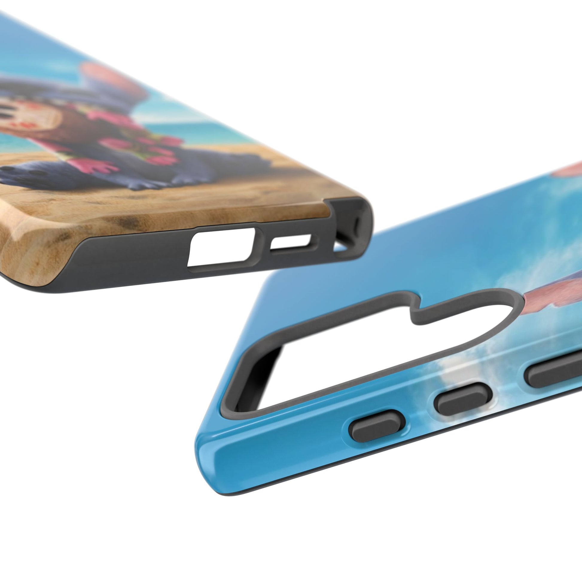 Stitch Beach Sunset Landscape Phone Case for iPhone, Samsung Galaxy, & Pixel Phones