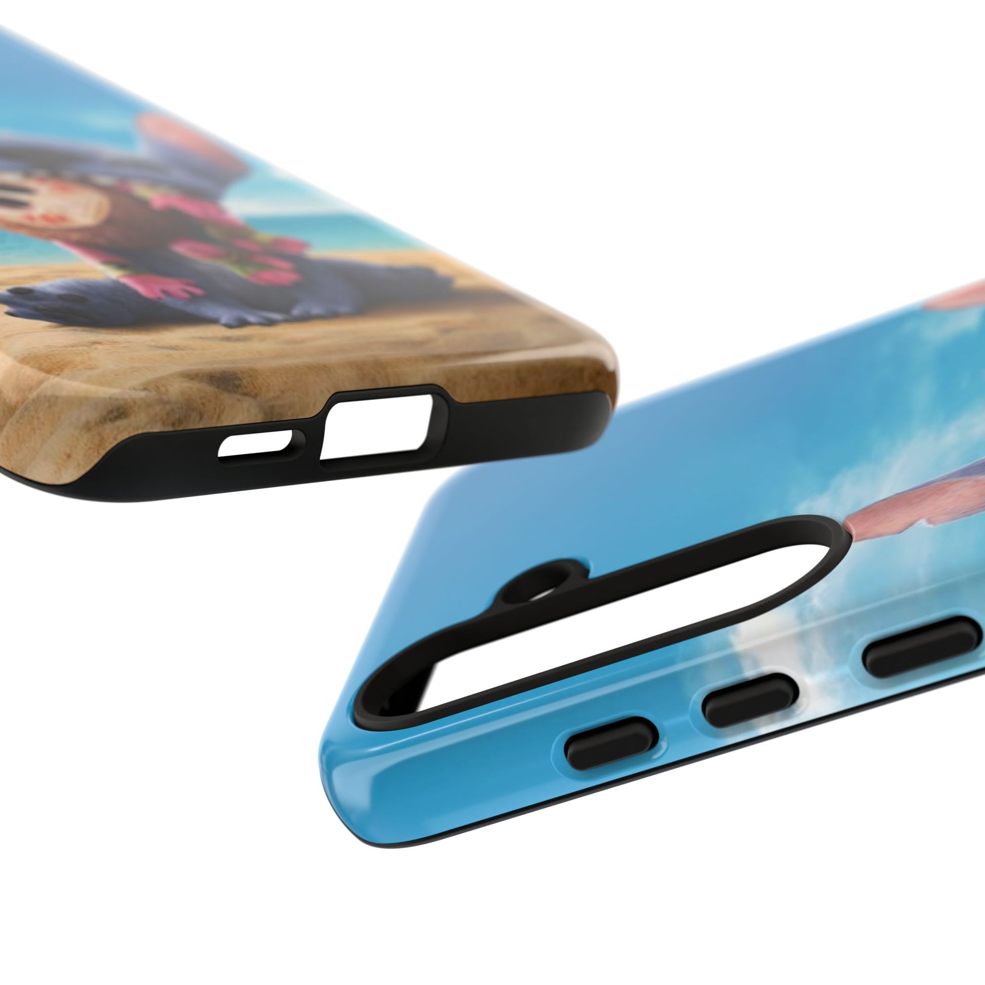 Stitch Beach Sunset Landscape Phone Case for iPhone, Samsung Galaxy, & Pixel Phones