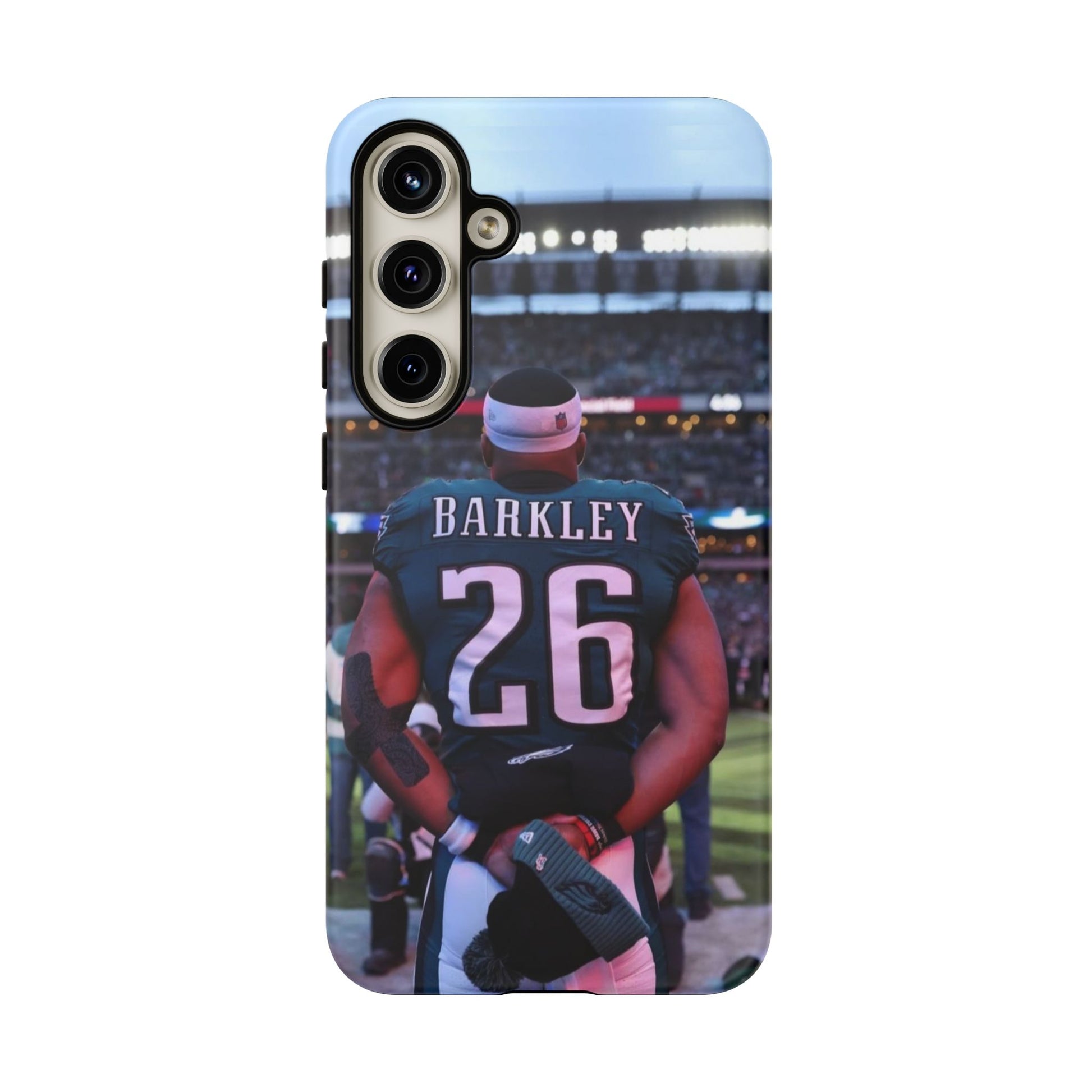Eagles Football Saquon Barkley Tough Cases for iPhones, Samsung, and Pixel