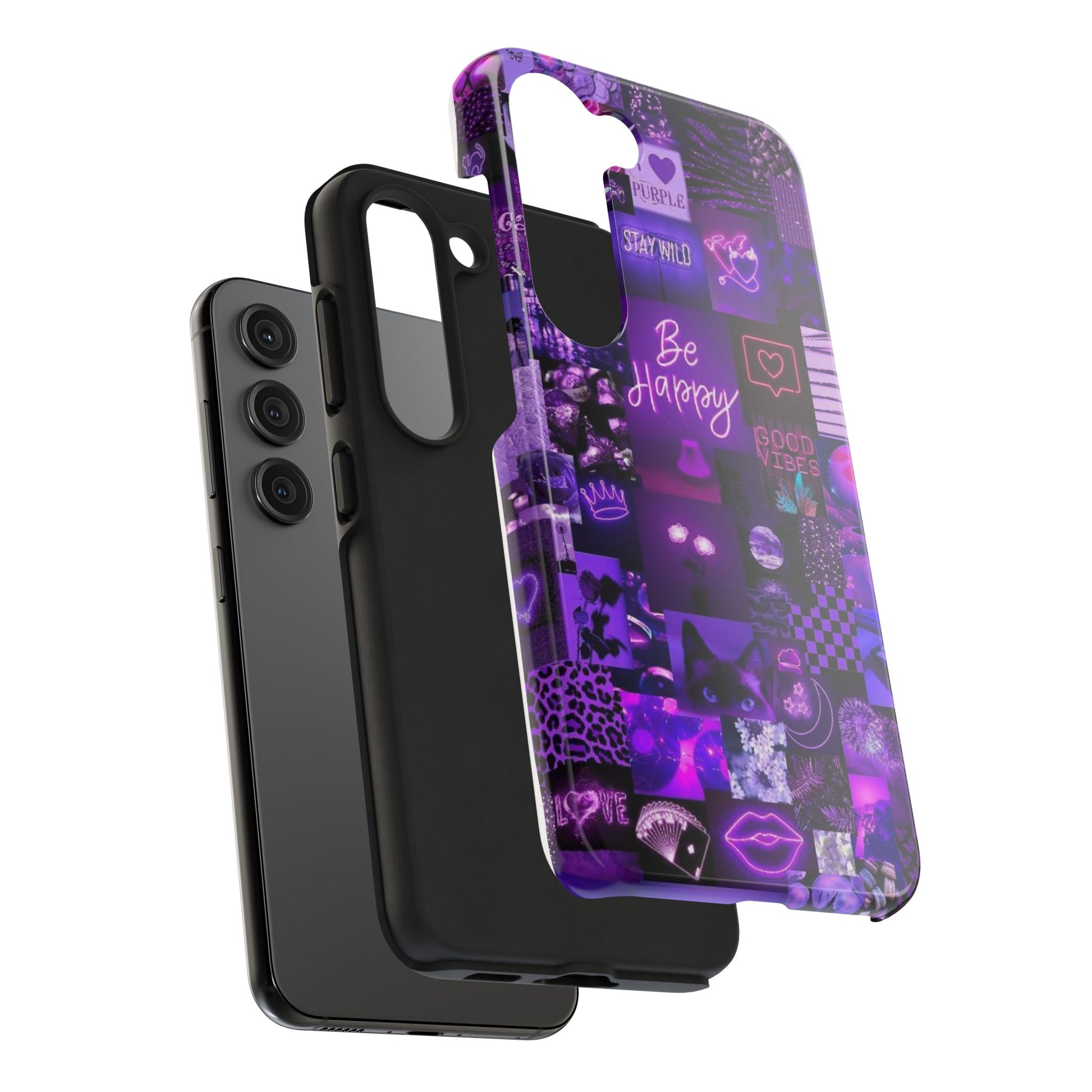 Be Happy Themed Tough Phone Cases for Iphones & Samsung Phones