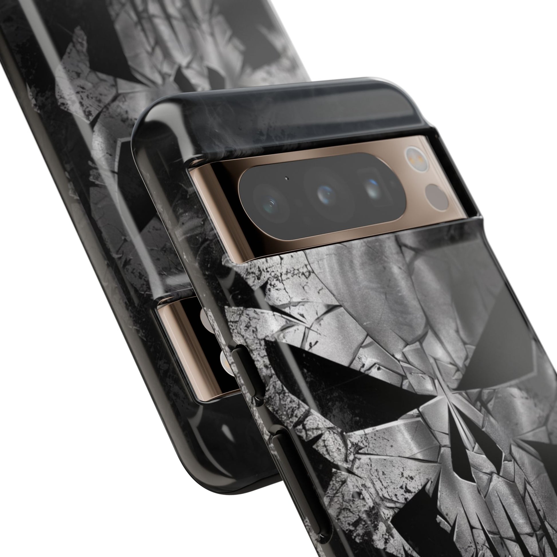 The Punisher Logo Art Tough Cases for iPhones, Samsung, and Pixel