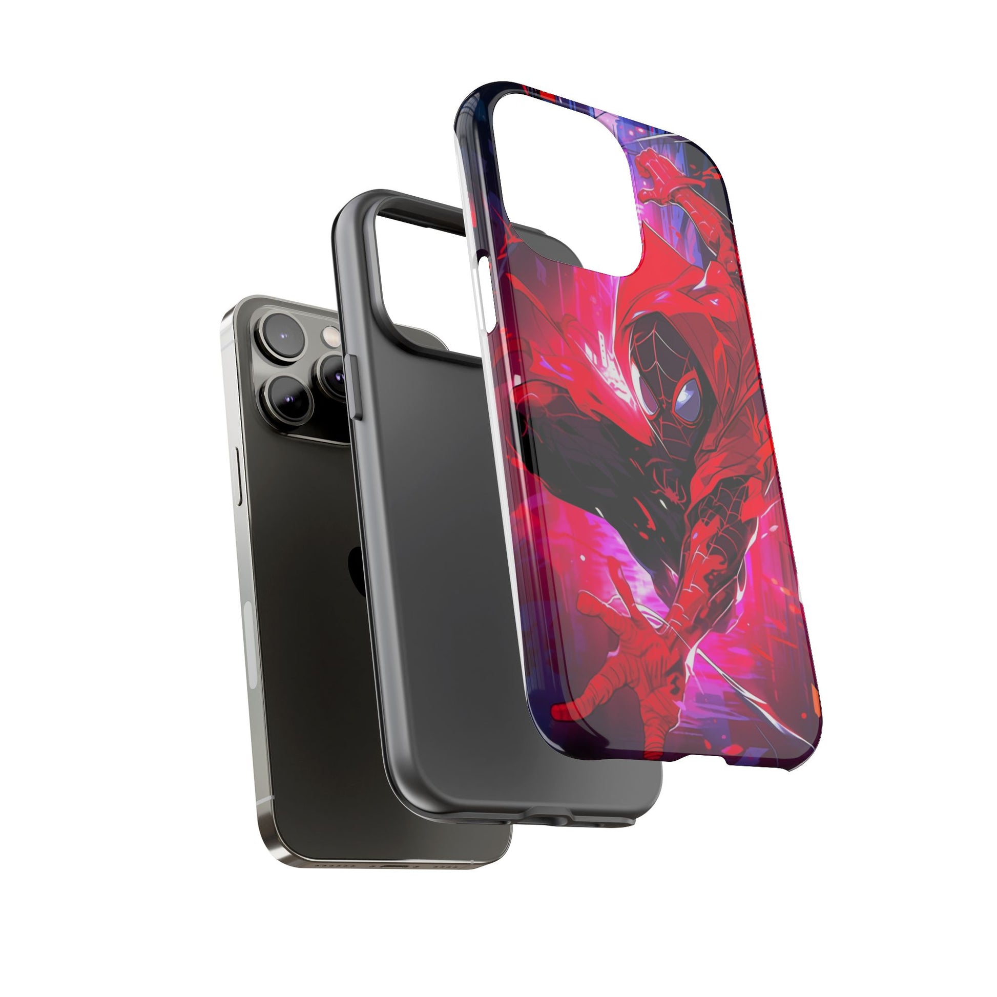 Miles Morales Spiderman Phone Case, Tough Cases for iPhones, Samsung, and Pixel