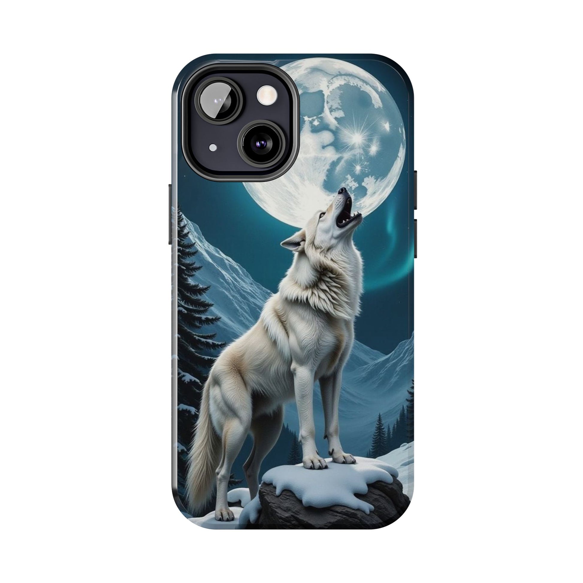 Howling Wolf Theme Phone Cases for iPhones & Samsung Phones
