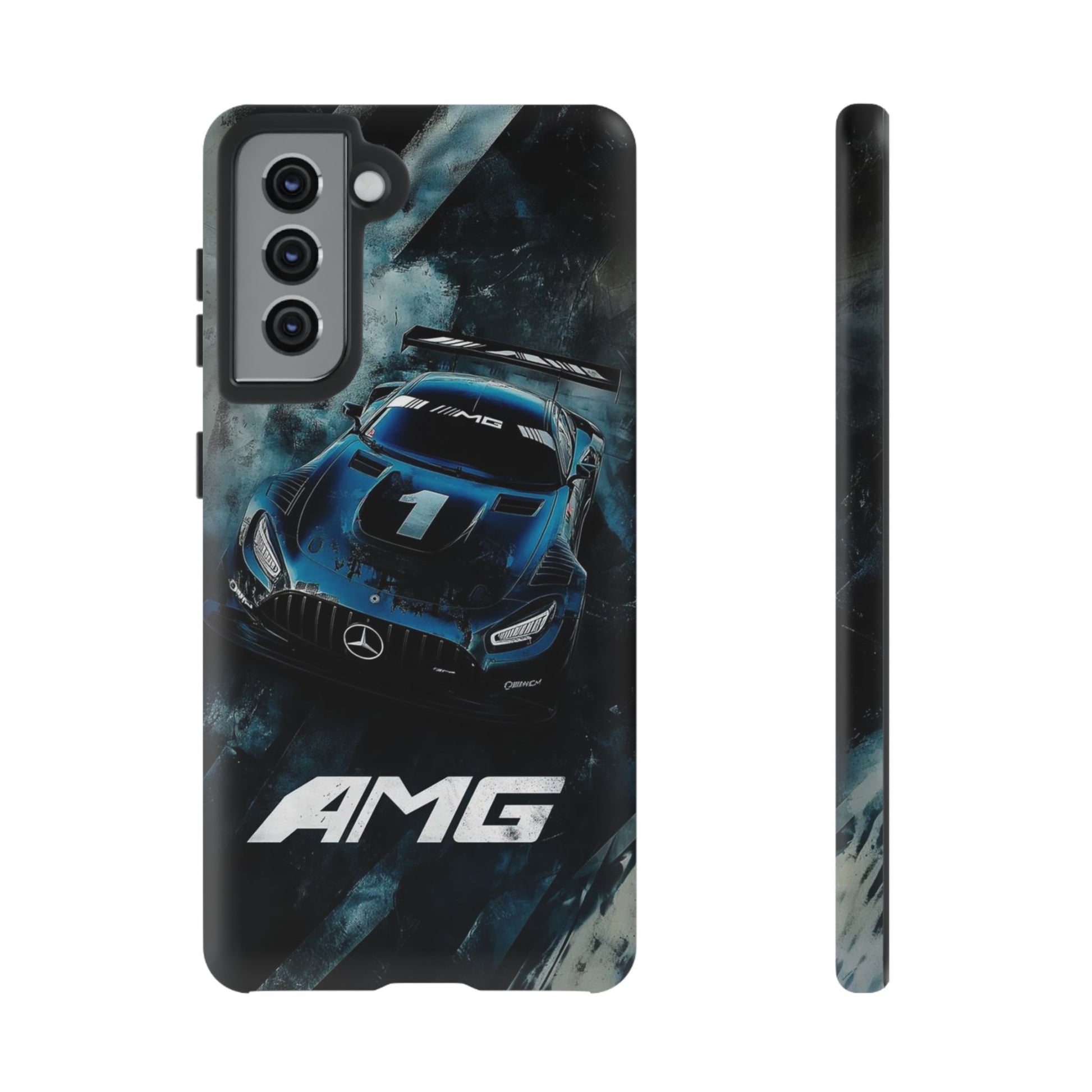 Mercedes AMG Racing Car Tough Cases for iPhones, Samsung, and Pixel