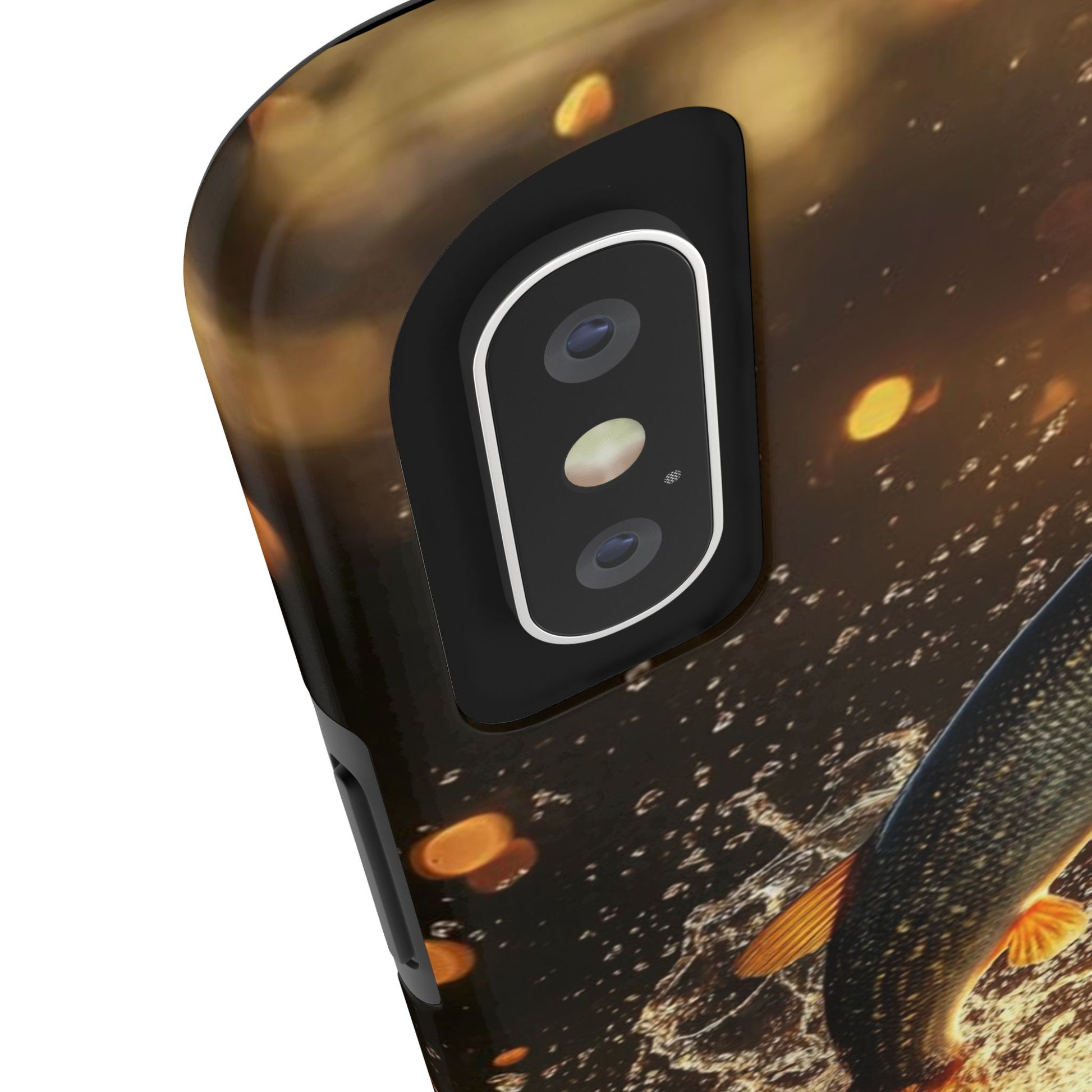 Jumping Bass Fish Theme Phone Cases for iPhones & Samsung Phones