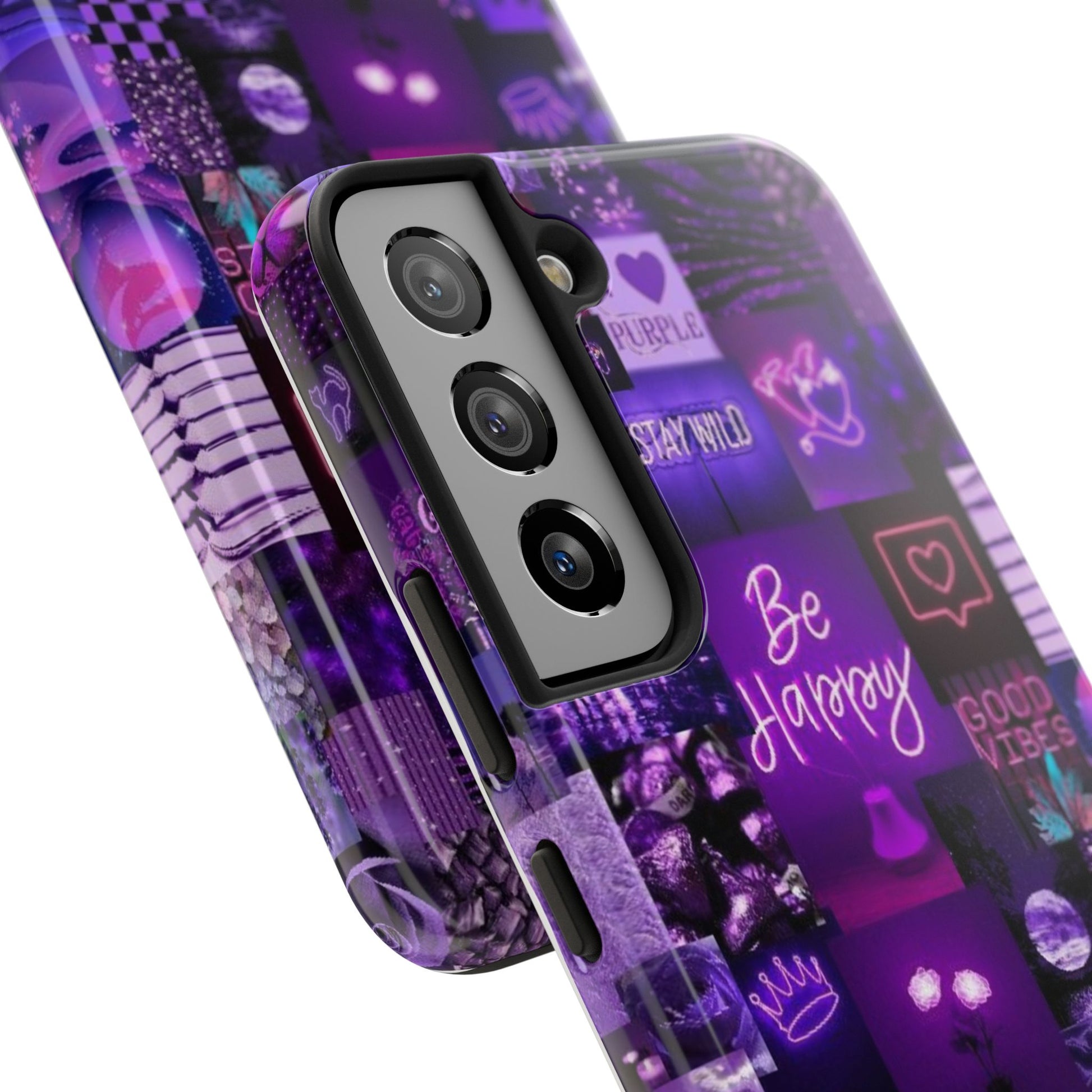 Be Happy Themed Tough Phone Cases for Iphones & Samsung Phones