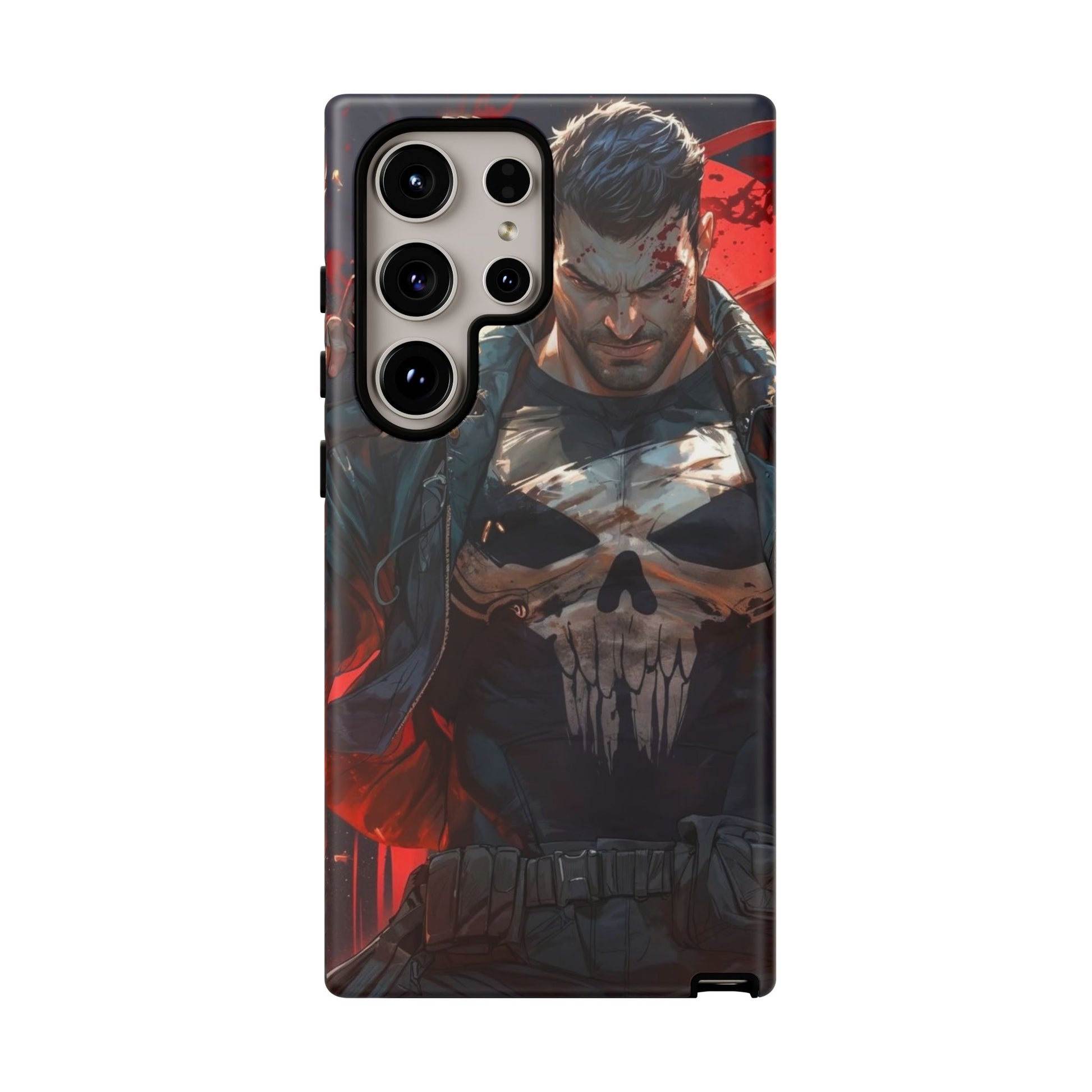 Punisher Tough Cases for iPhones, Samsung, and Pixel