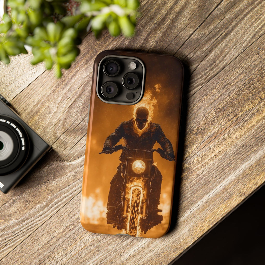 Marvel's Ghostrider Tough Cases for iPhones, Samsung, and Pixel