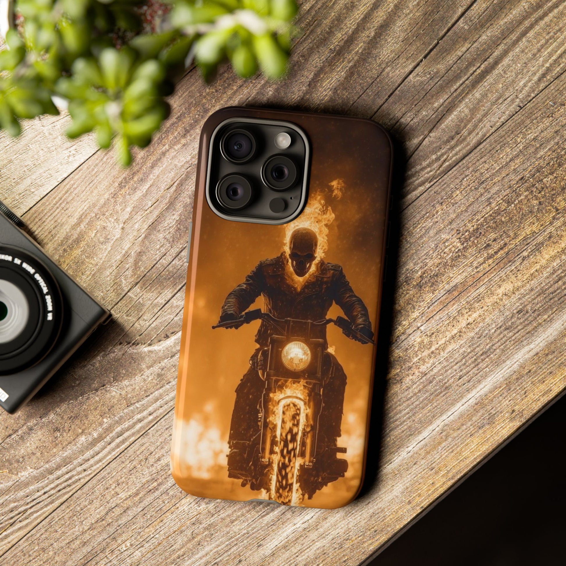 Marvel's Ghostrider Tough Cases for iPhones, Samsung, and Pixel