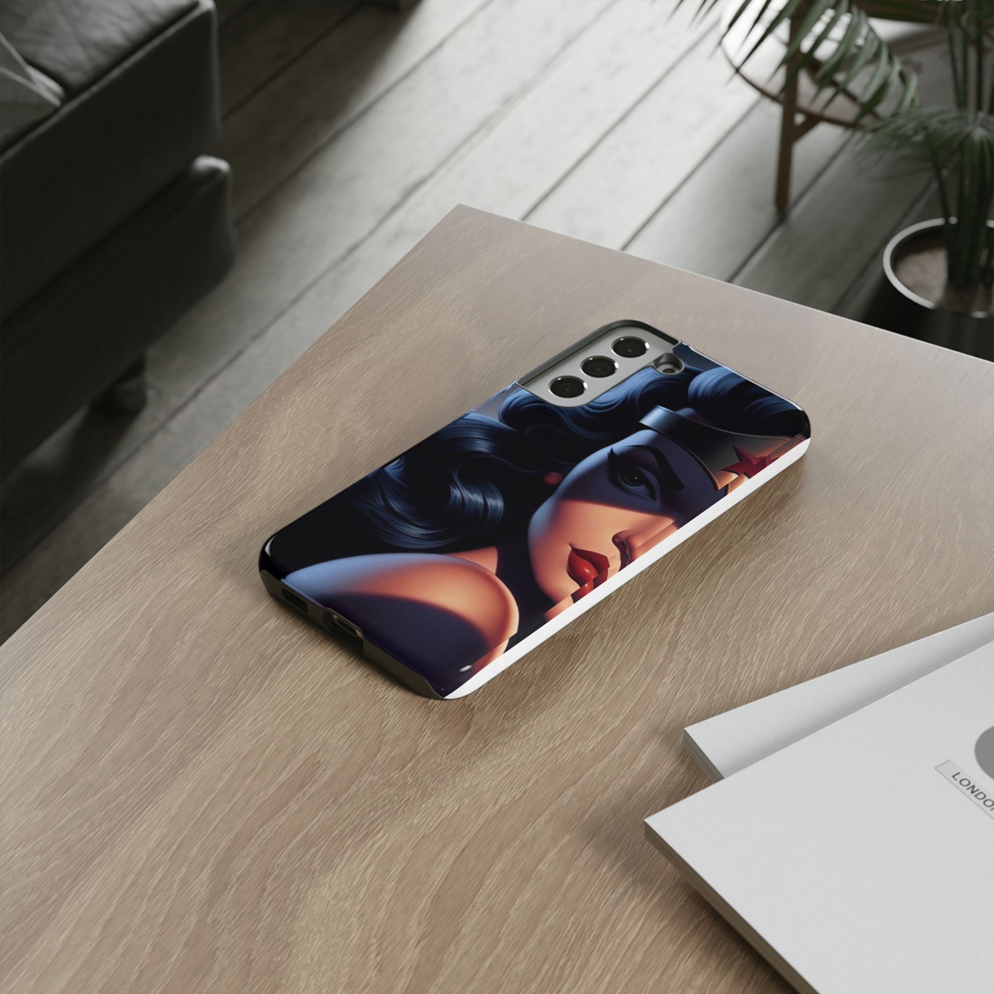 Classic Comics Wonder Woman Tough Cases for iPhones, Samsung, and Pixel
