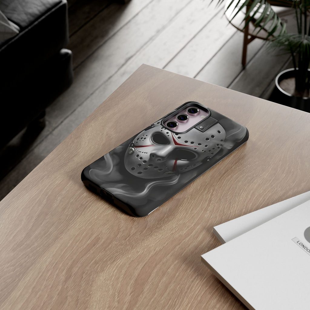 Friday the 13th Jason's Mask Tough Cases for iPhones, Samsung, and Pixel