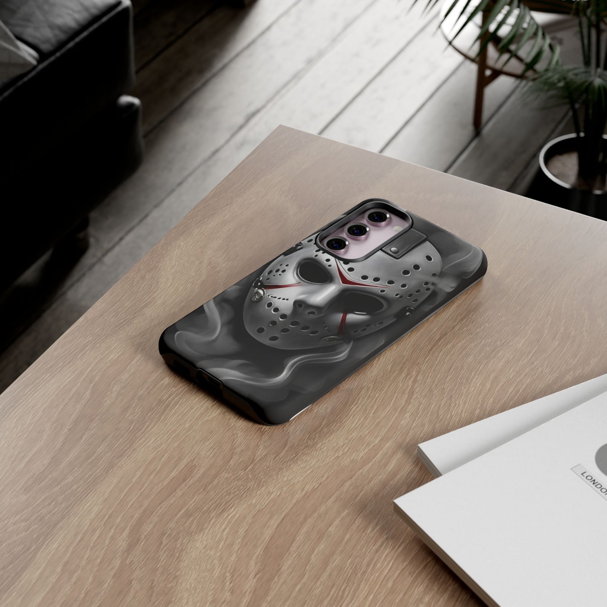 Friday the 13th Jason's Mask Tough Cases for iPhones, Samsung, and Pixel
