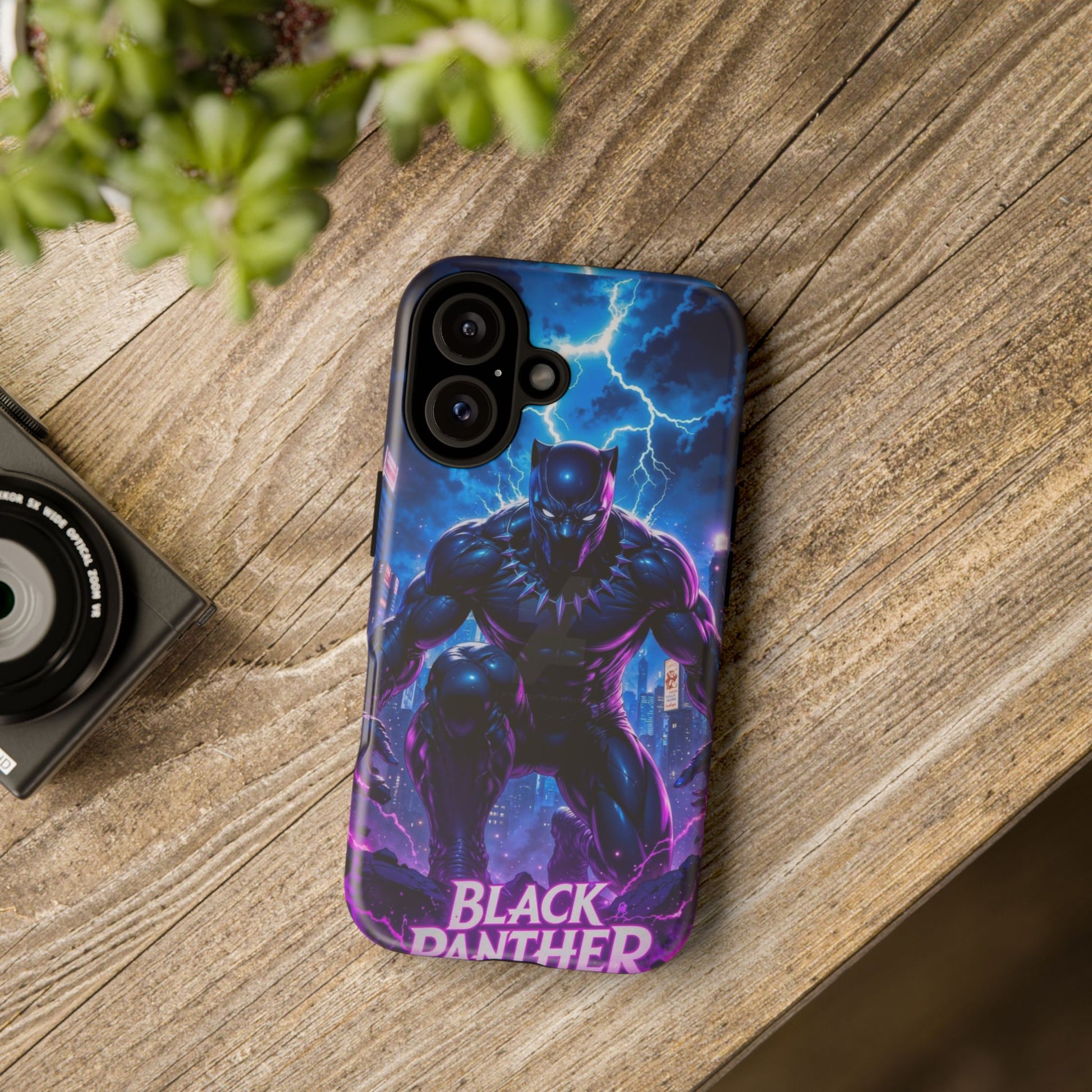Black Panther Phone Case, Tough Cases for iPhones, Samsung, and Pixel