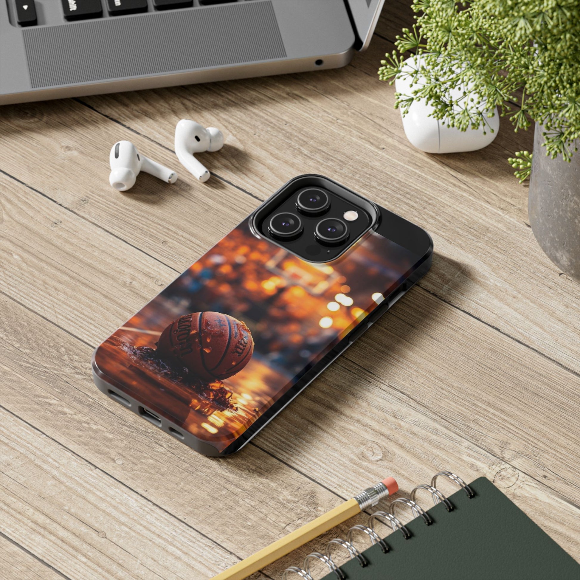 Basketball Court Tough Phone Cases for Iphones & Samsung Durable