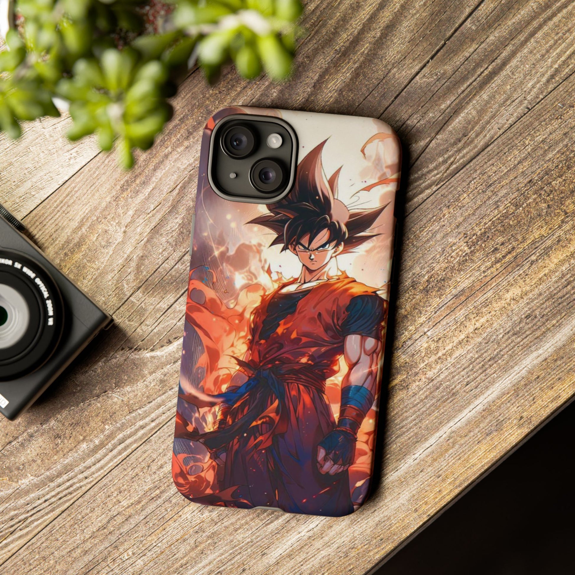 Anime Manga Dragon Ball Z Goku Tough Cases for iPhones, Samsung, and Pixel