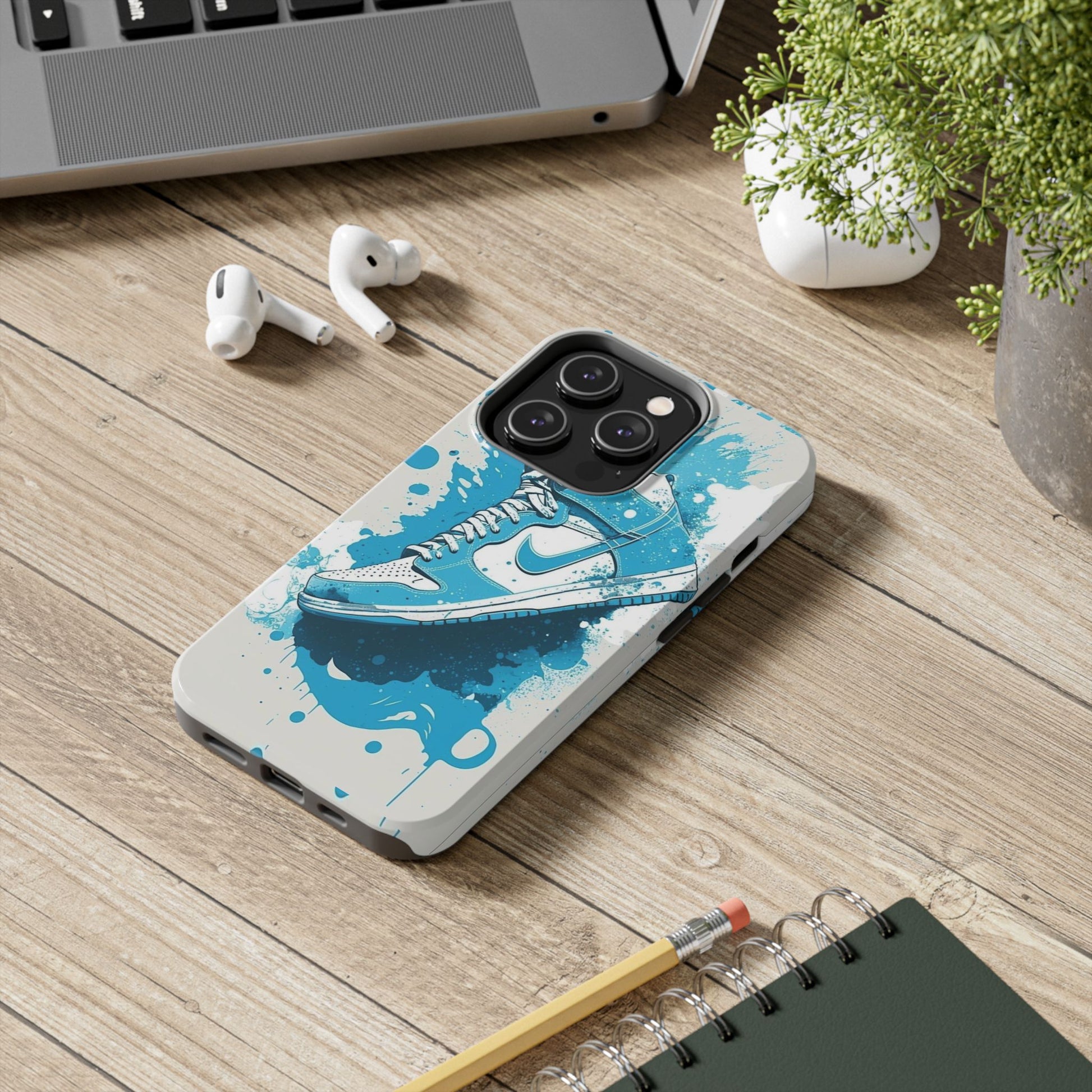 Baby Blue Jordan's Theme Phone Cases for Iphones & Samsung Phones