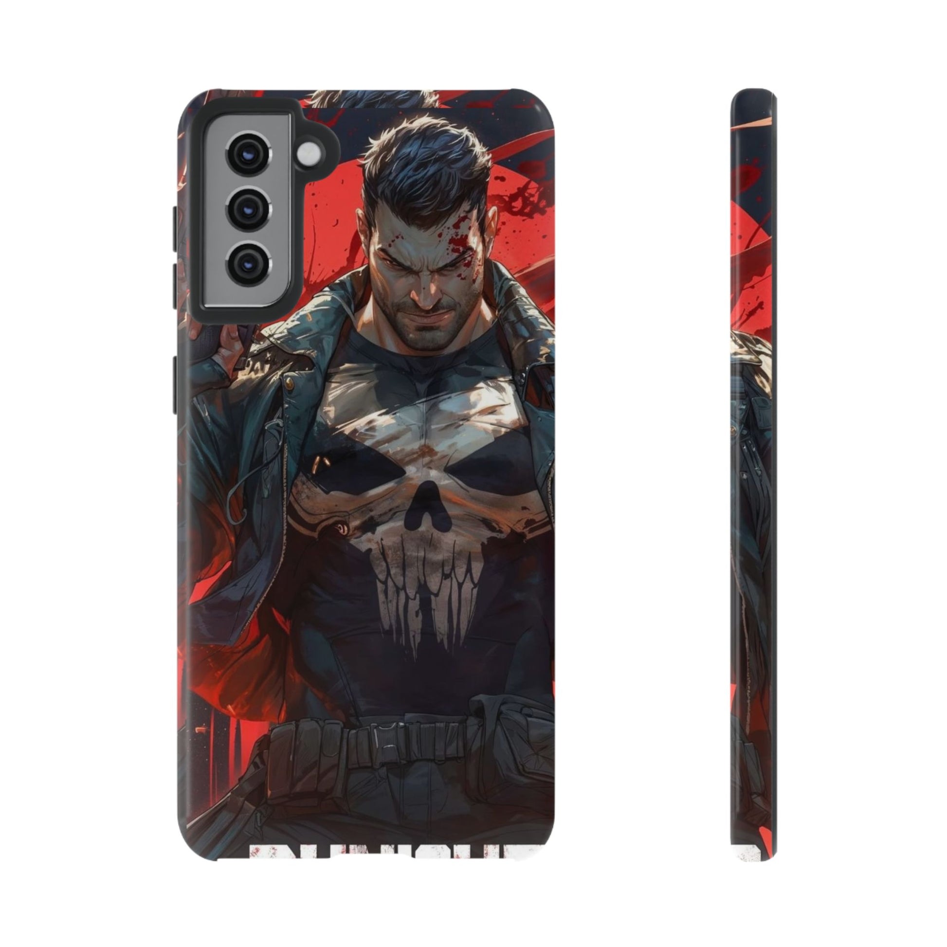 Punisher Tough Cases for iPhones, Samsung, and Pixel