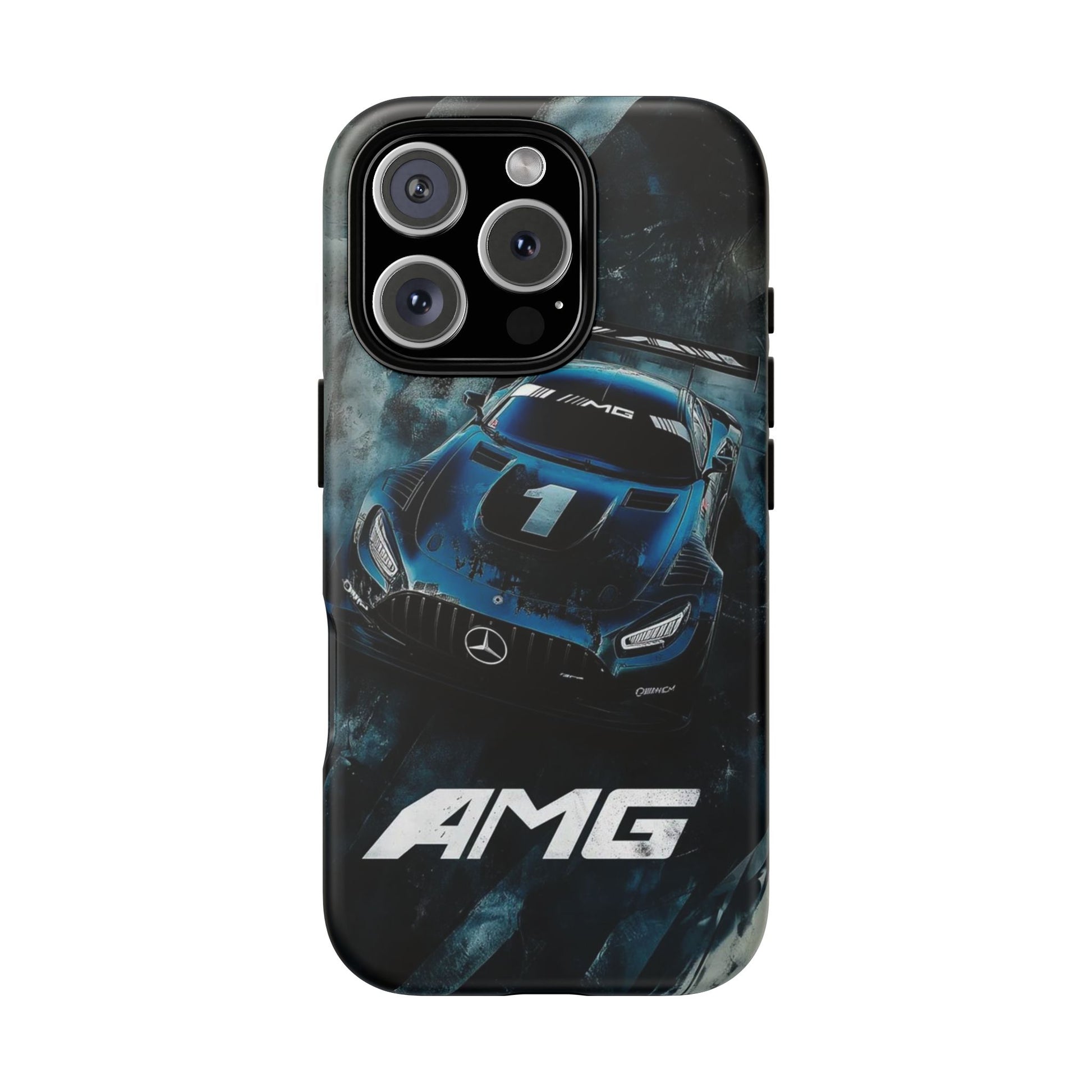 Mercedes AMG Racing Car Tough Cases for iPhones, Samsung, and Pixel