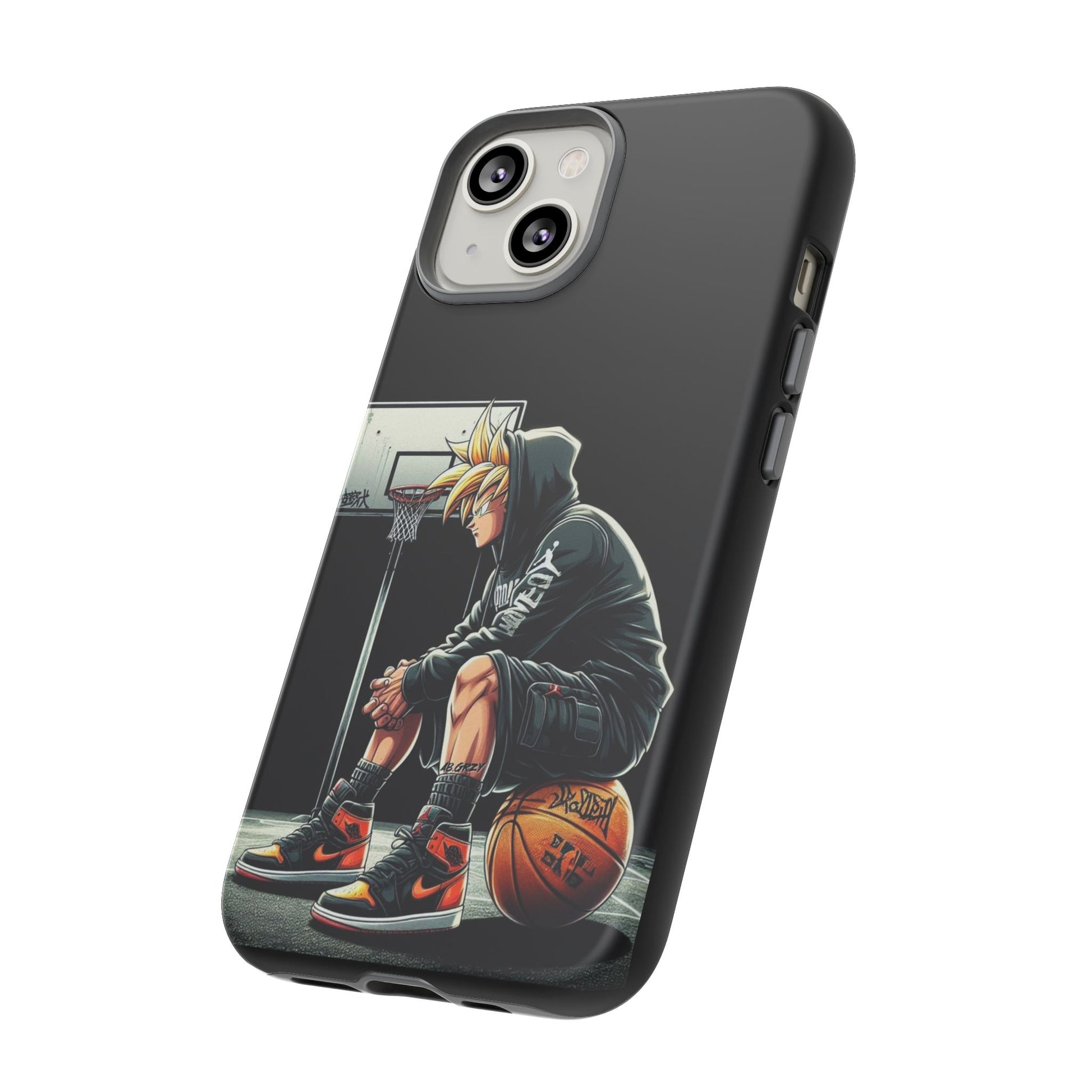 Son Goku Basketball Tough Cases for iPhones, Samsung, and Pixel