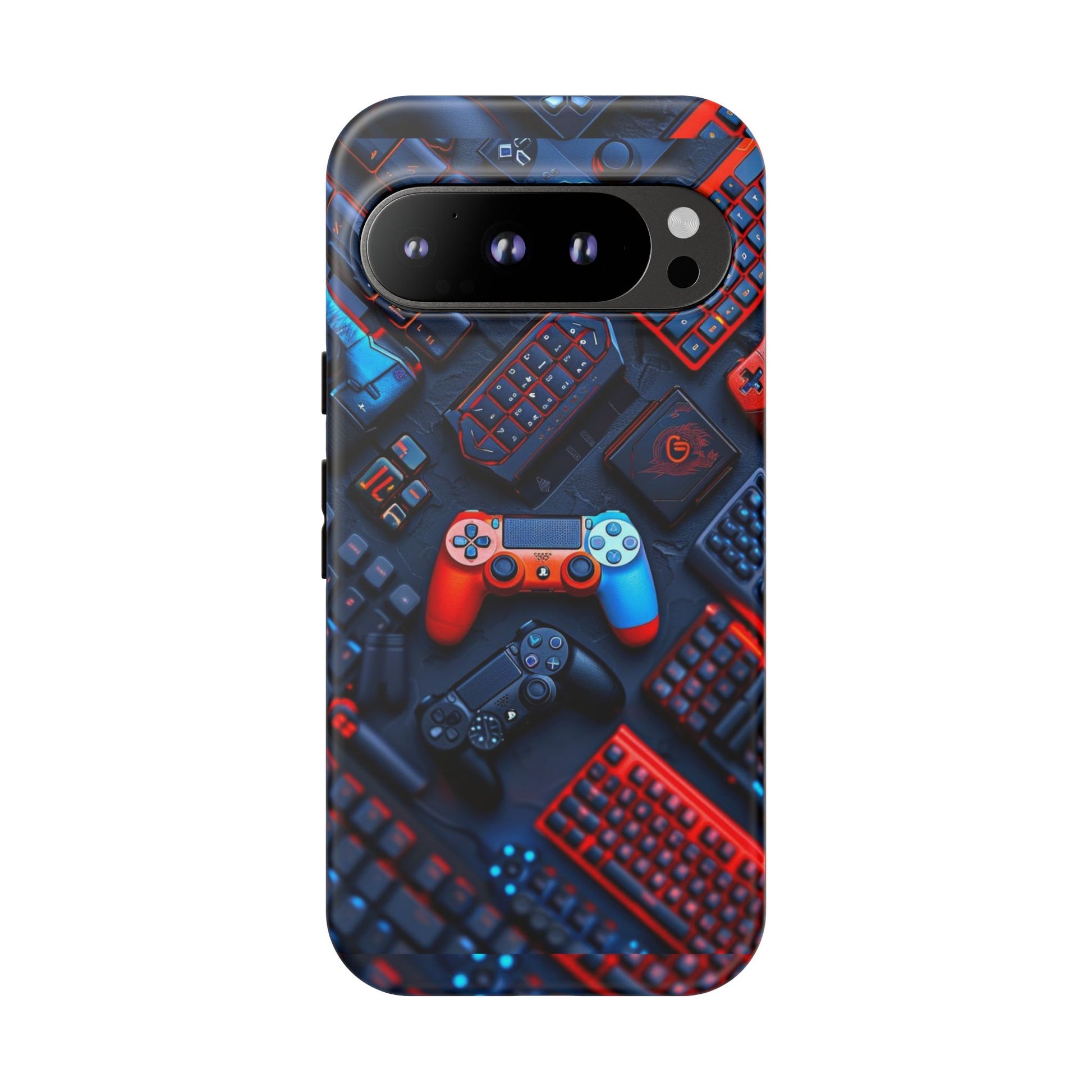 Gamer Themed Controllers Tough Cases for iPhones, Samsung, and Pixel