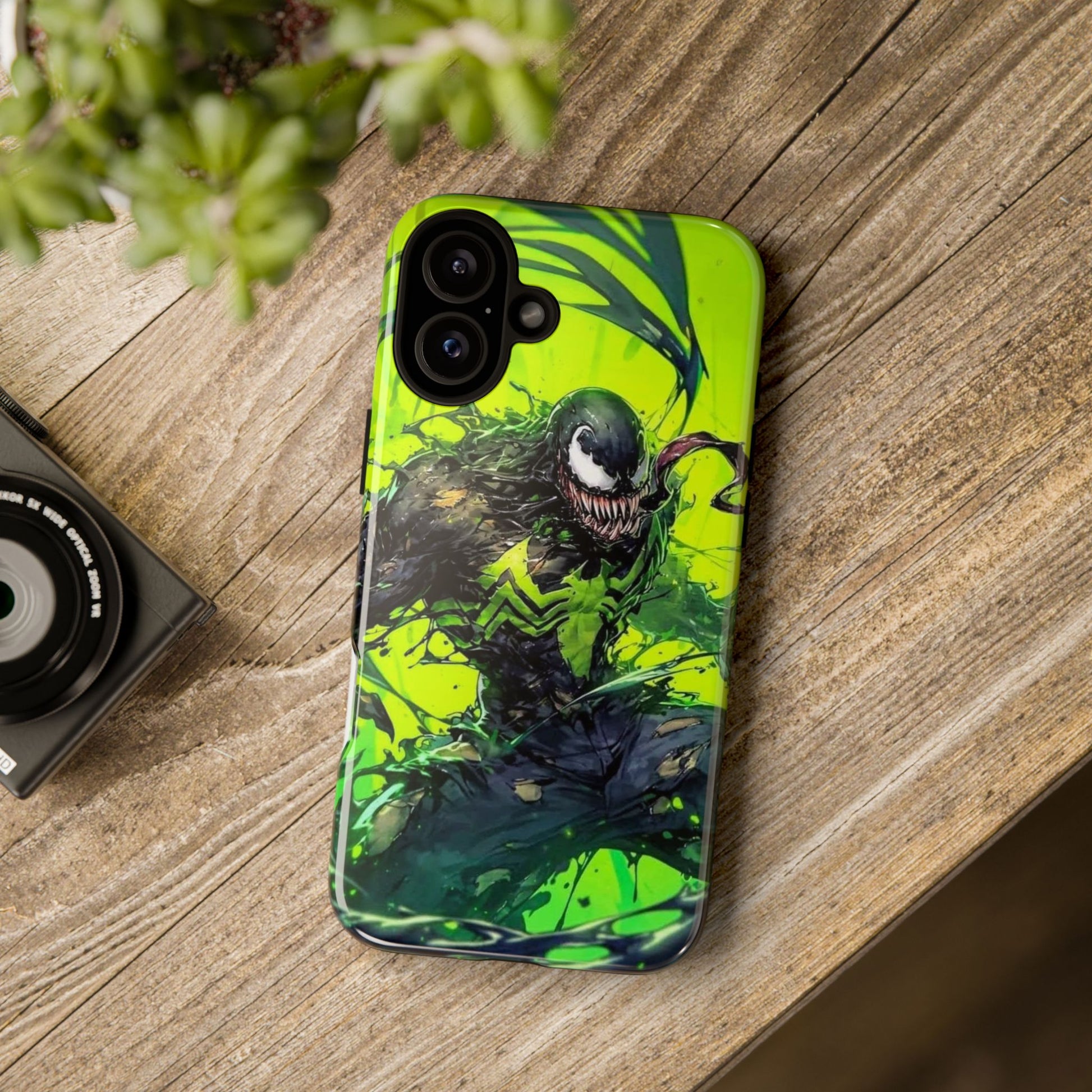 Evil Venom Phone Case, Tough Cases, Marvel Comics Phone for iPhones, Samsung, and Pixel