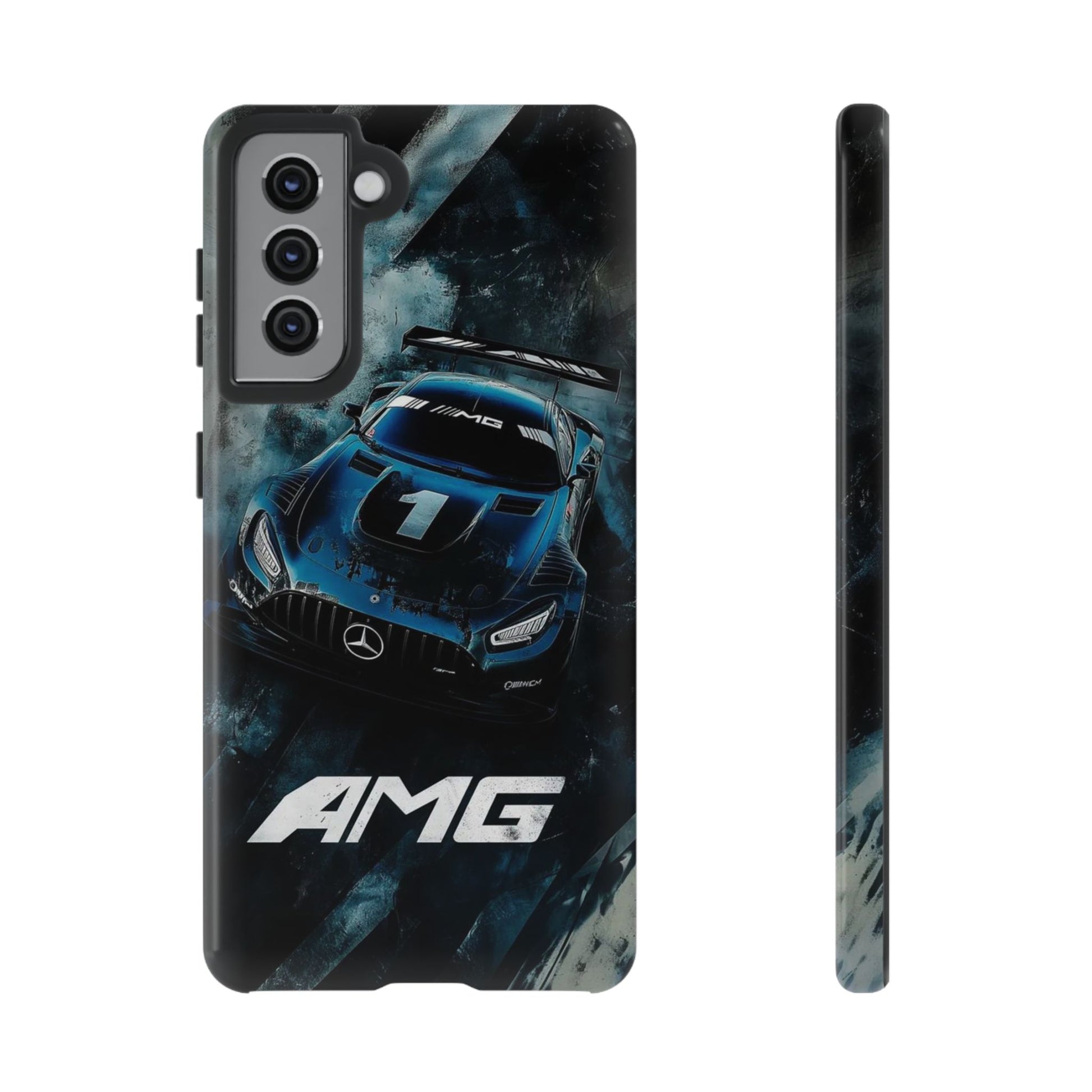 Mercedes AMG Racing Car Tough Cases for iPhones, Samsung, and Pixel