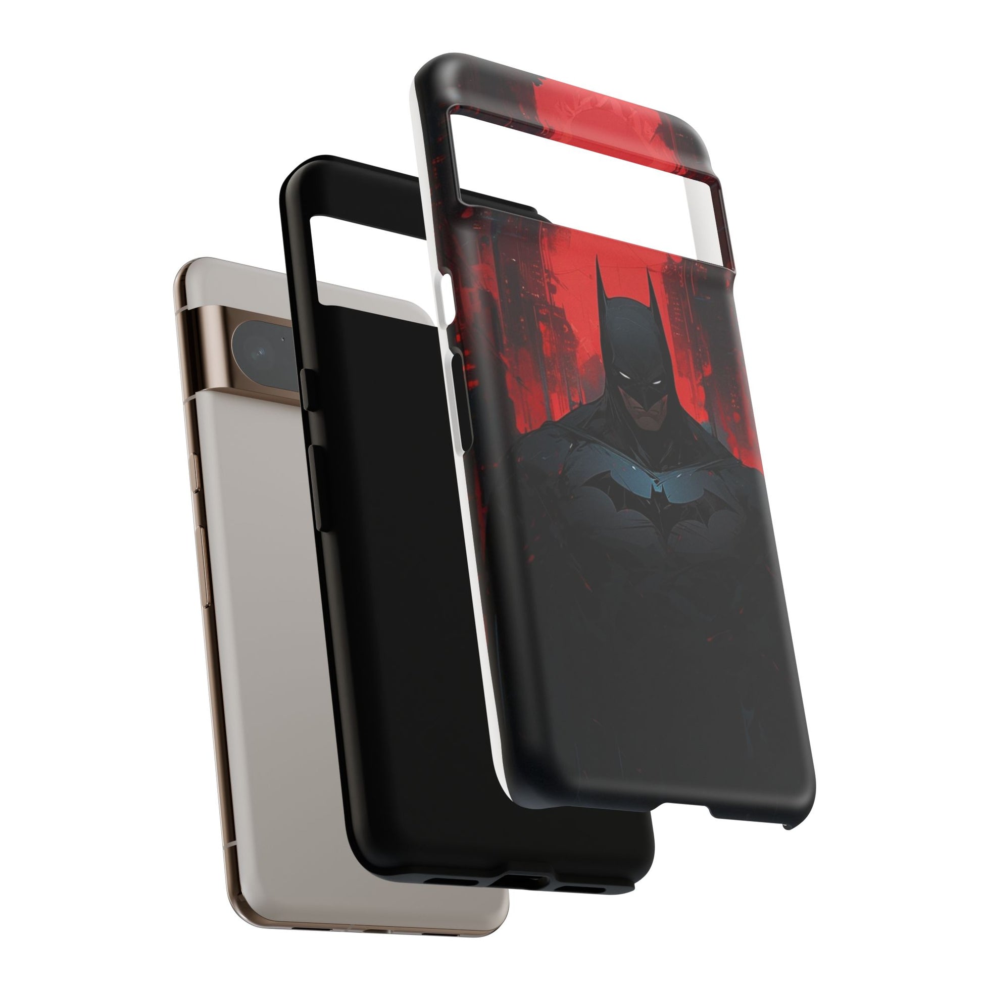The Dark Knight Batman Tough Cases for iPhones, Samsung, and Pixel