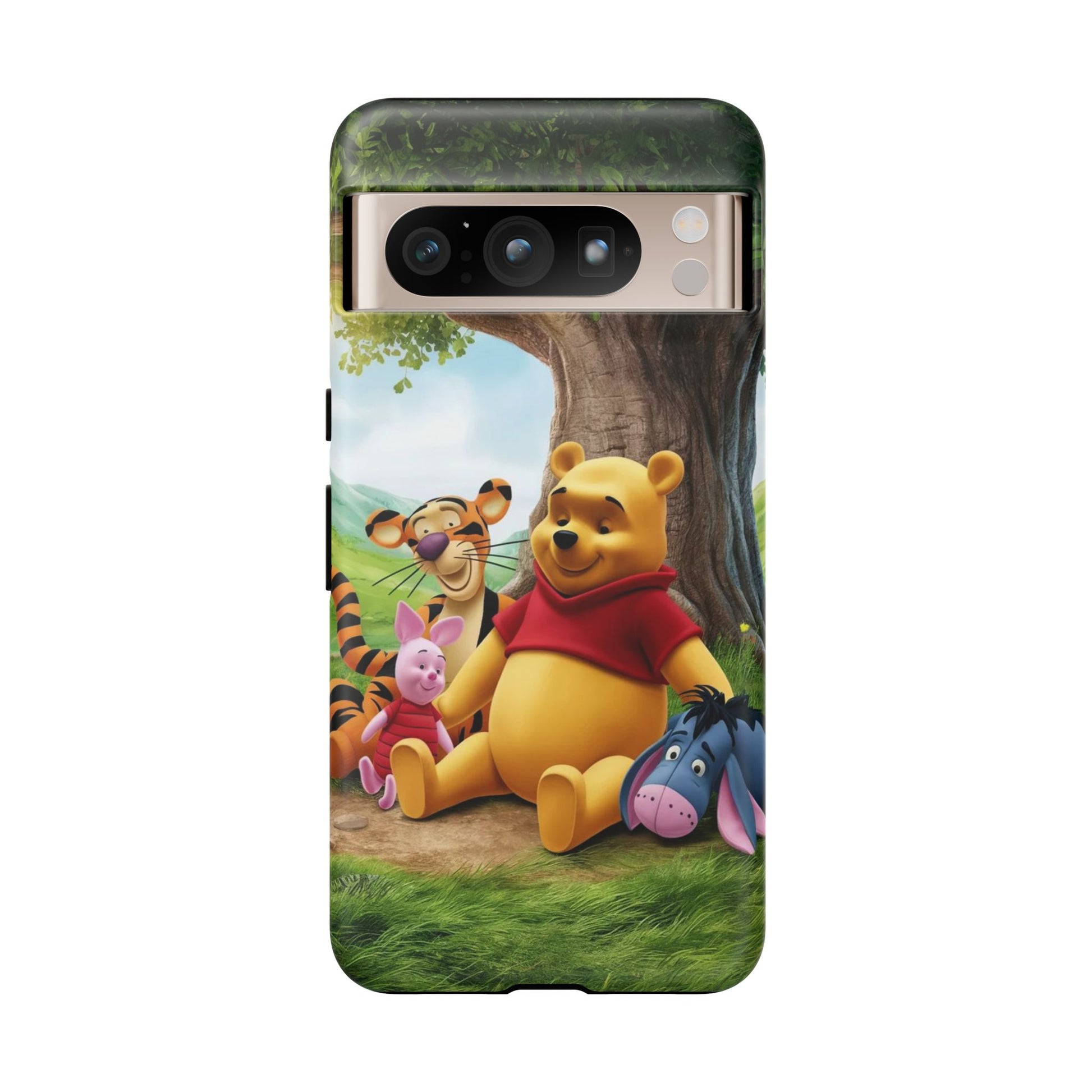 Cute Pooh Bear Phone Case, Tough Cases, Disney Phone for iPhones, Samsung, and Pixel