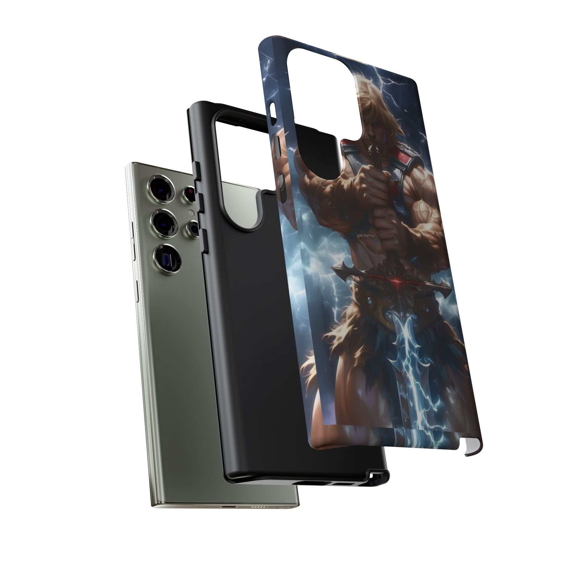 He-Man Masters of the Universe Tough Cases for iPhones, Samsung, and Pixel
