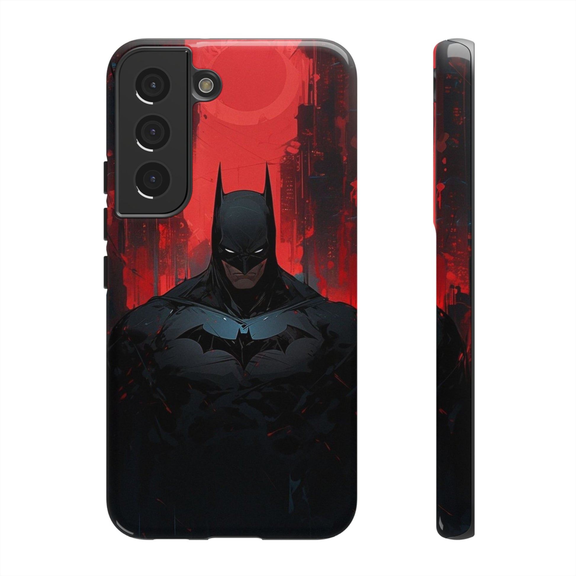 The Dark Knight Batman Tough Cases for iPhones, Samsung, and Pixel