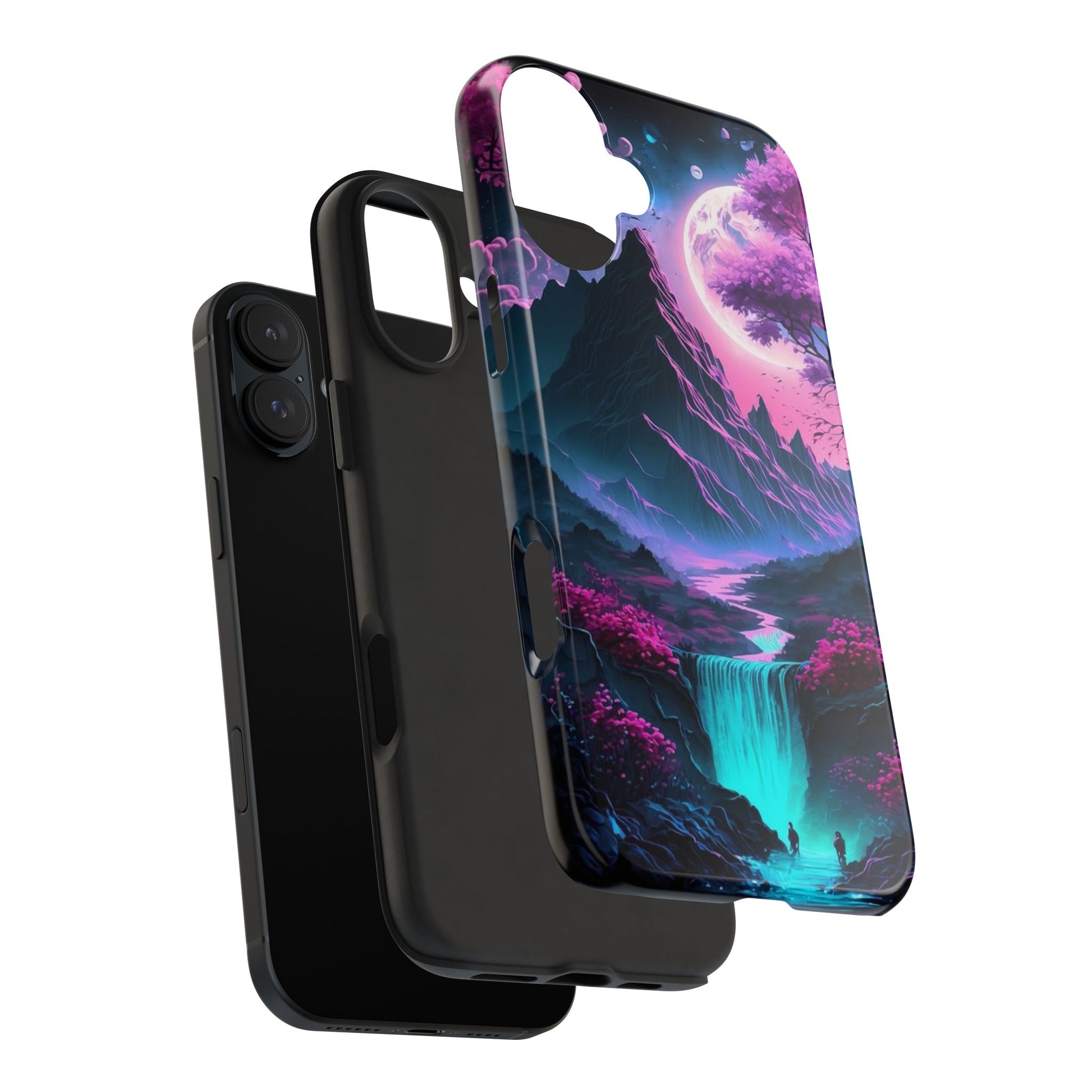 Cherry Blossoms in Japan Themed Tough Phone Cases for Iphones & Samsung Phones