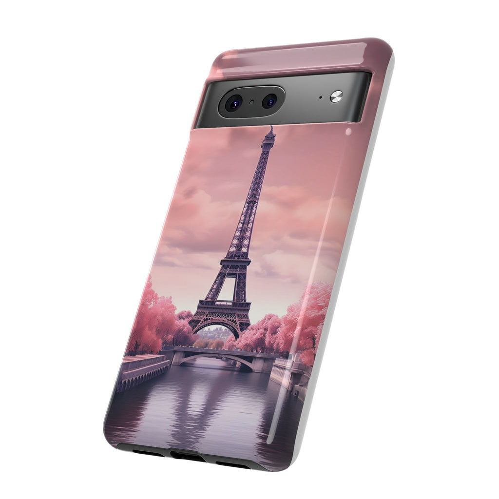 Eiffel Tower Paris Tough Cases for iPhones, Samsung, and Pixel
