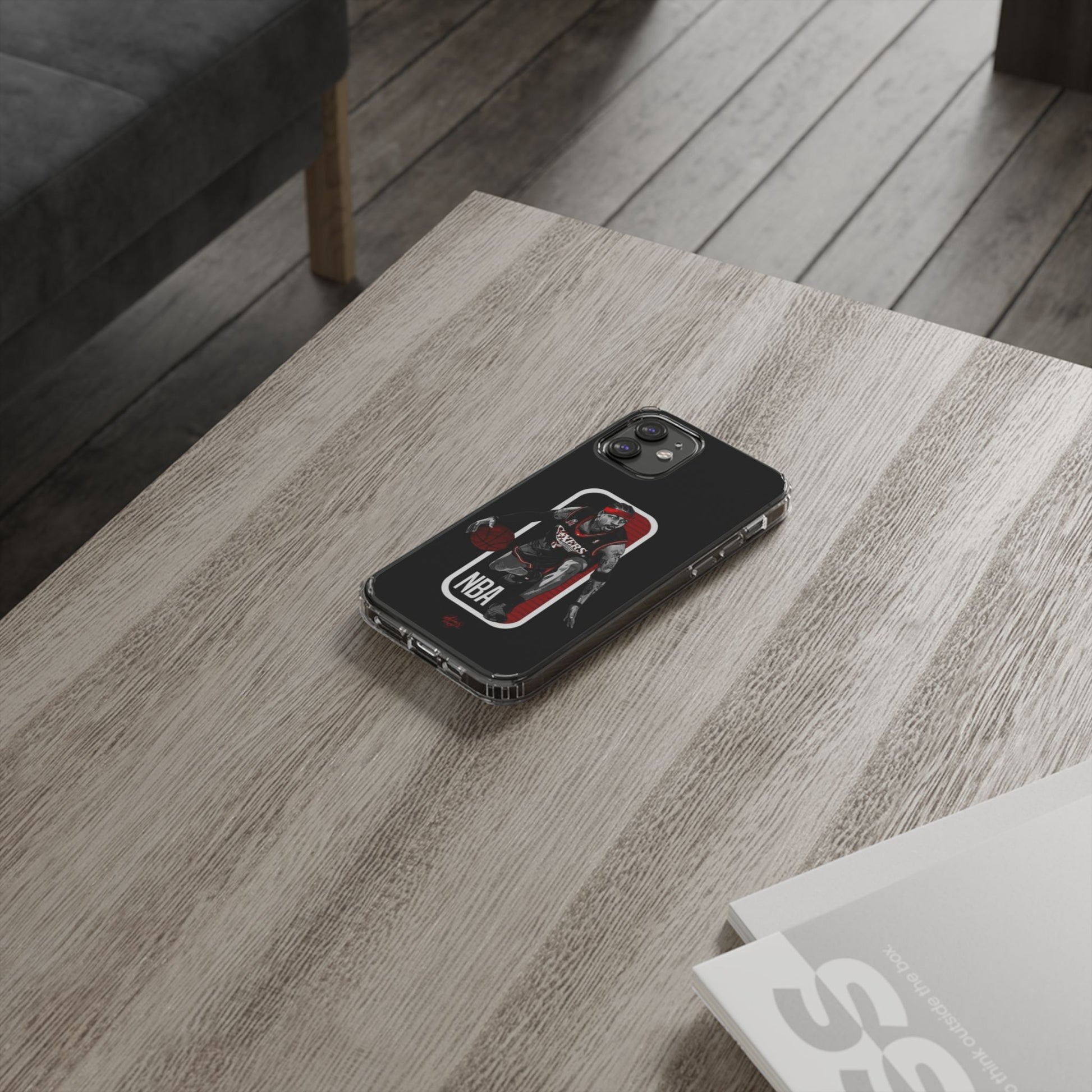 Iverson Ballin' themed Basketball Inspired design Clear Phone Cases