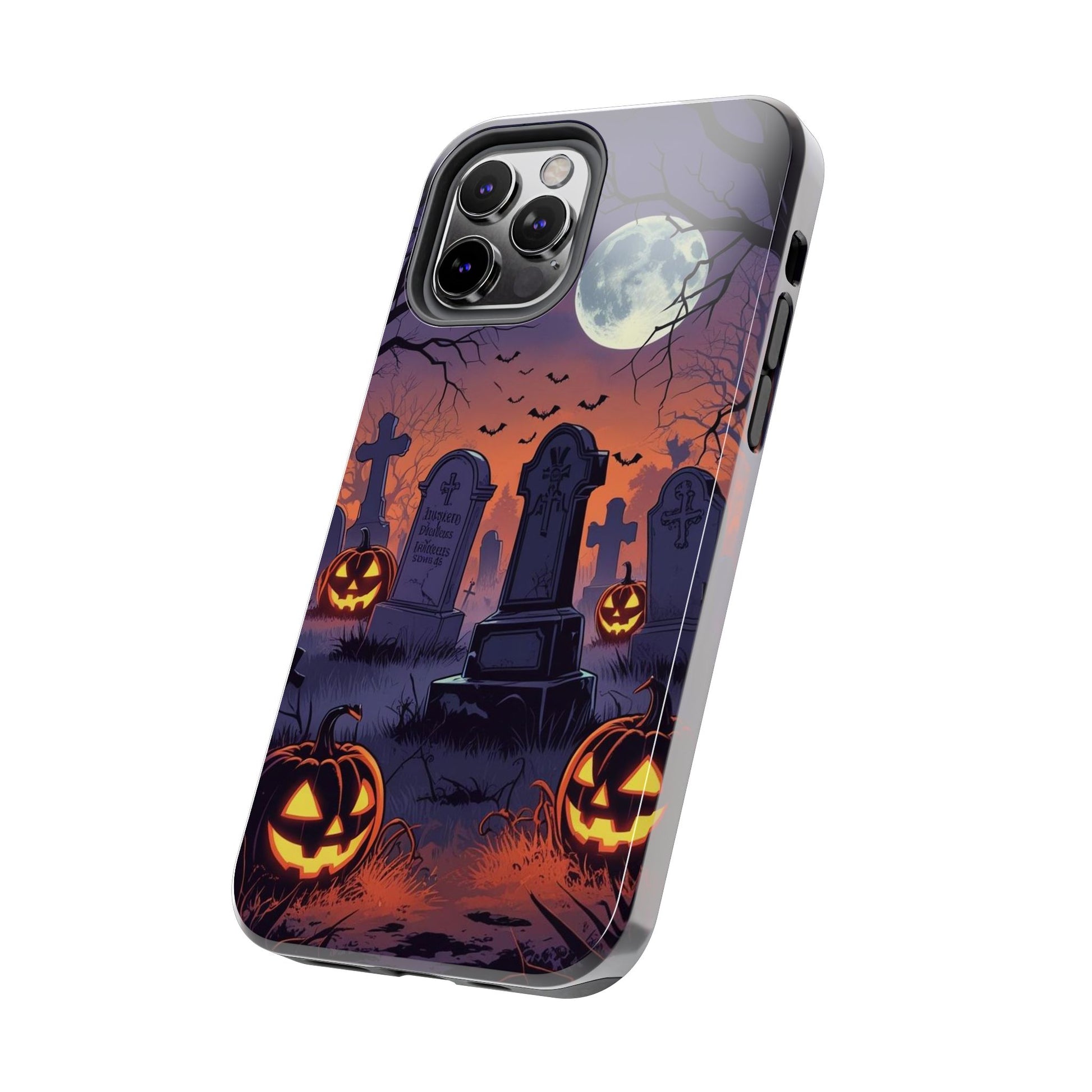 Graveyard Halloween Theme Phone Cases for iPhones & Samsung Phones